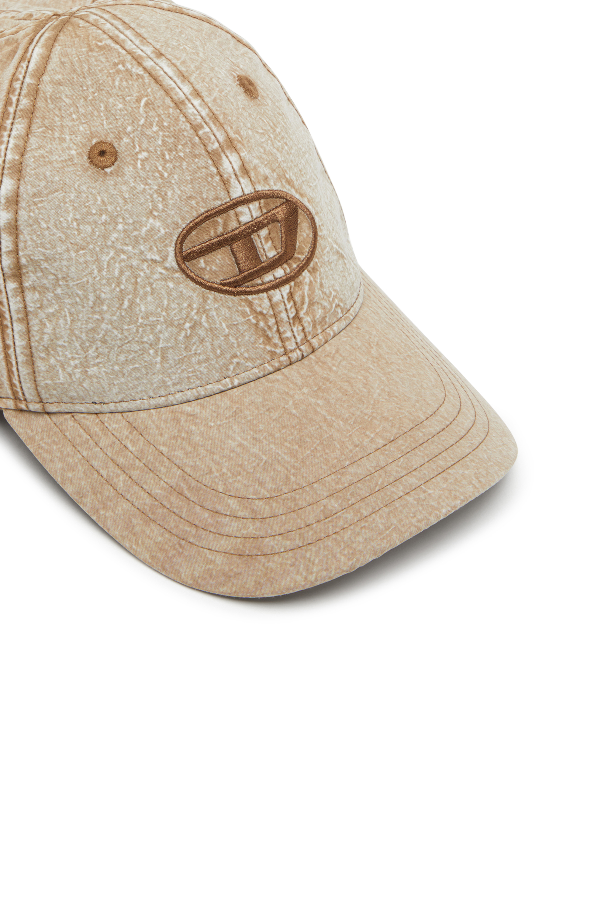 Diesel - C-NYLOFF, Gorra de béisbol con Oval D bordado Hombre in Marrón - 3
