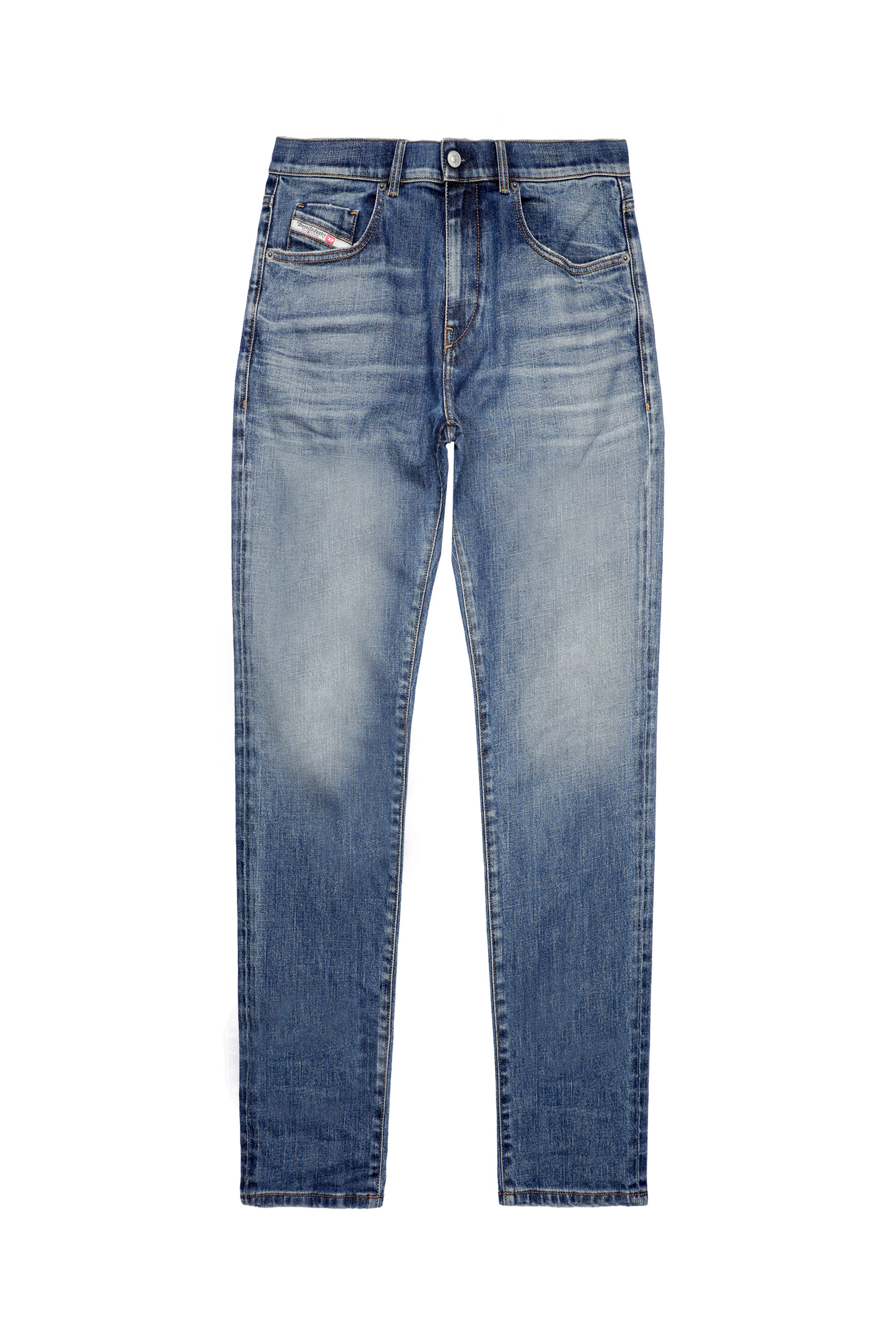 Diesel - 2019 D-STRUKT 09C61 Slim Jeans, Azul medio - Image 6