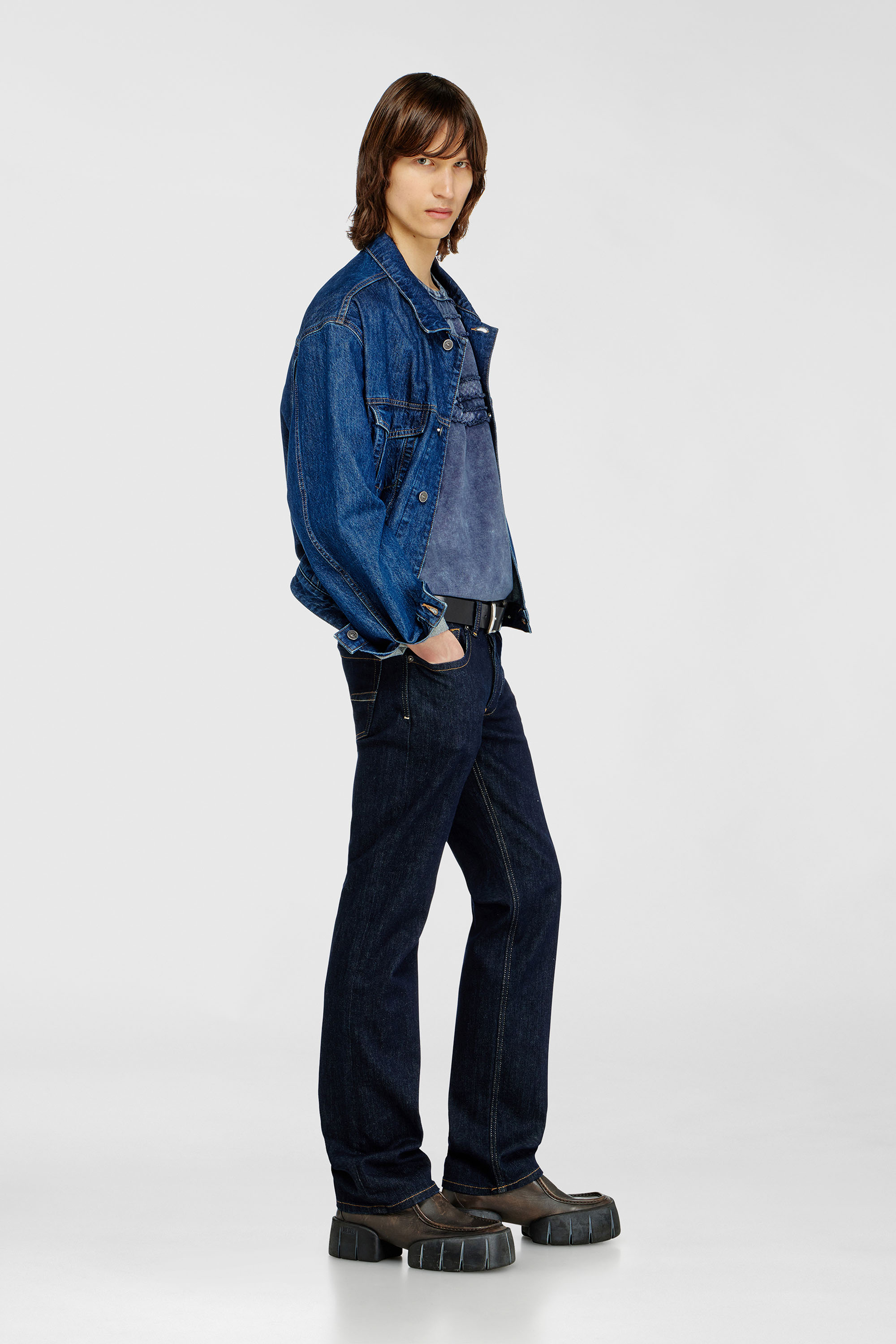 Diesel - Regular Jeans 1985 Larkee 0DBEJ Hombre, Azul Oscuro - 2