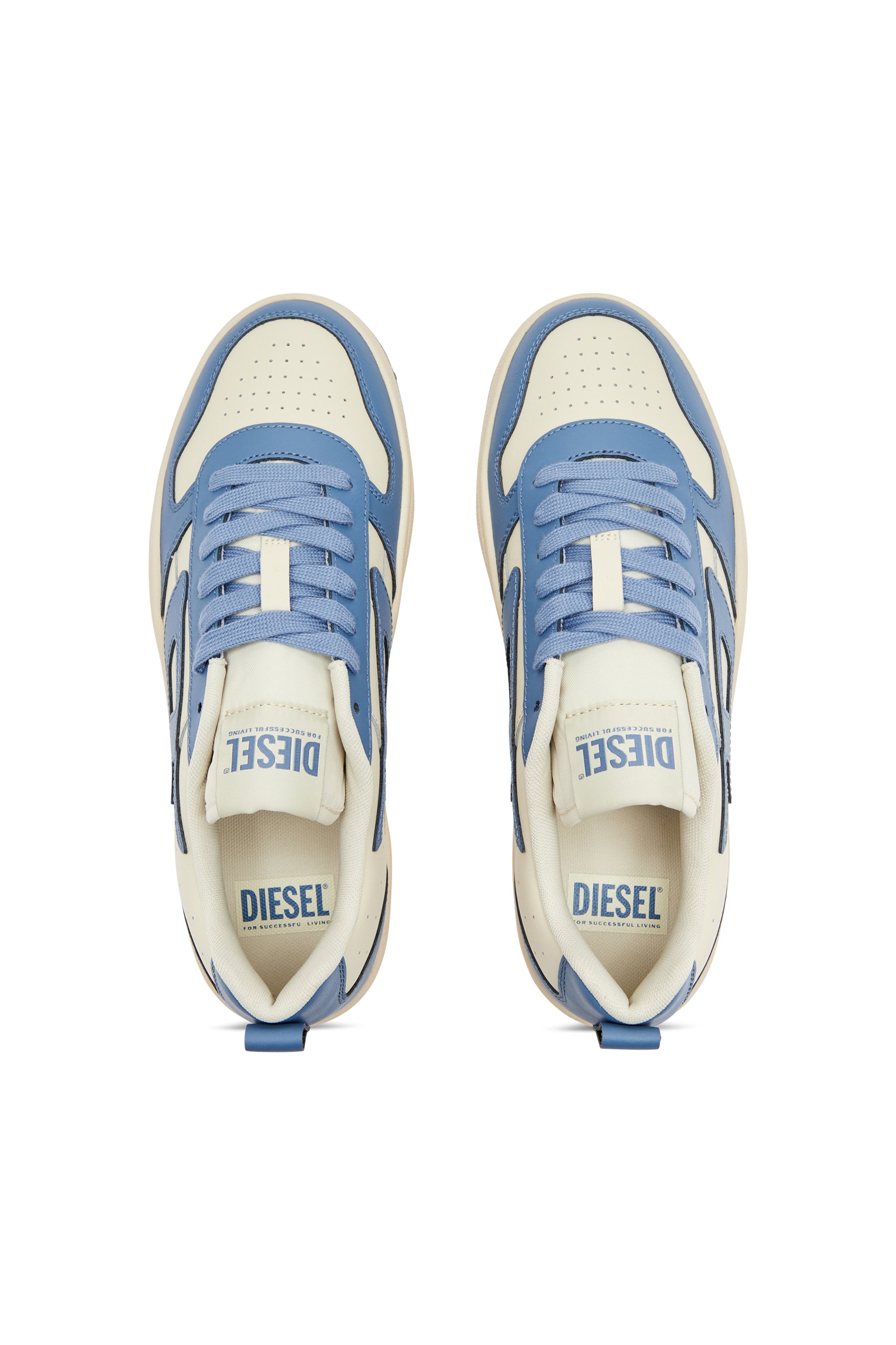 Diesel - S-UKIYO V2 LOW, S-Ukiyo Low-Deportivas bajas de cuero y nailon Hombre in Multicolor - 5