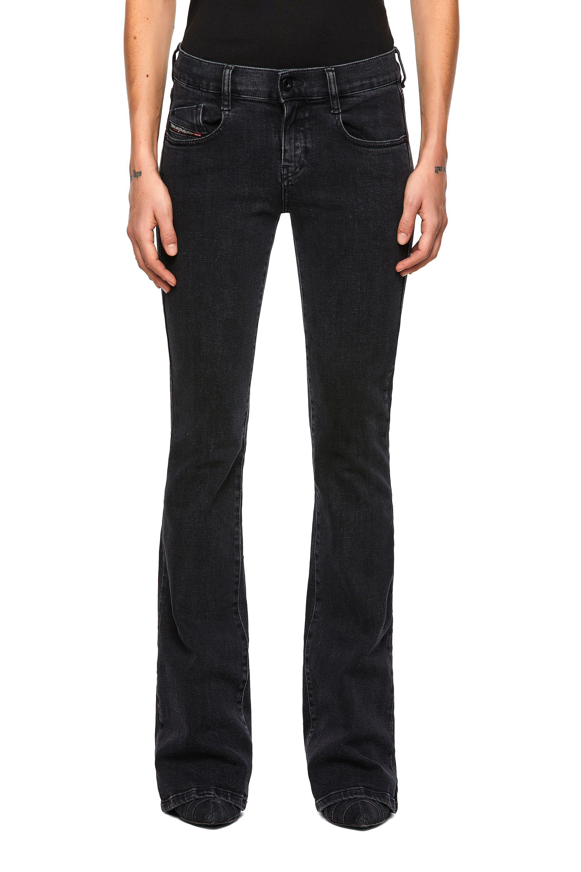 D-Ebbey 0870G, Negro/Gris oscuro - Vaqueros
