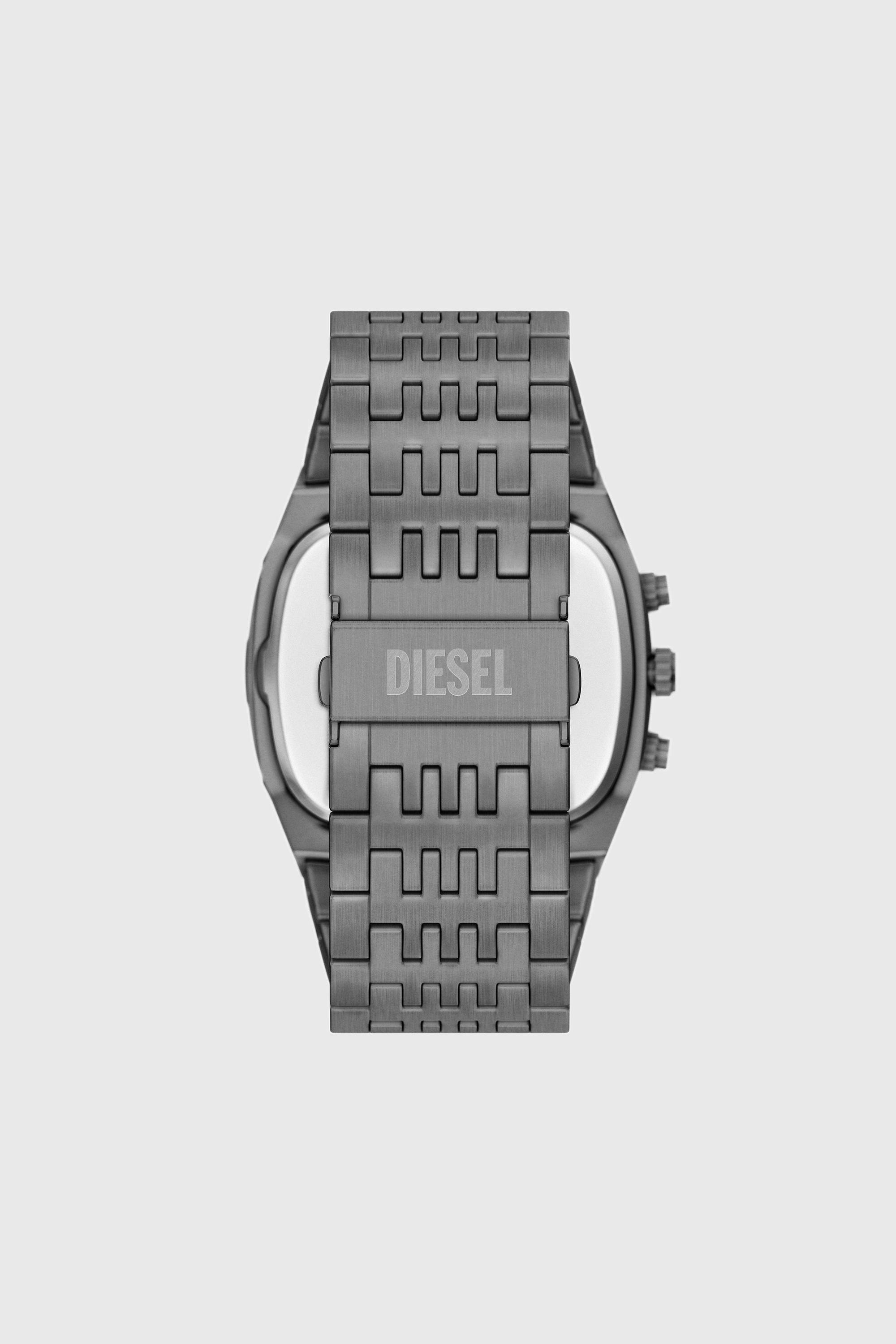 Diesel - DZ4717 WATCH, Reloj Spiked Cushion de acero inoxidable color gunmetal Hombre in Gris - 2