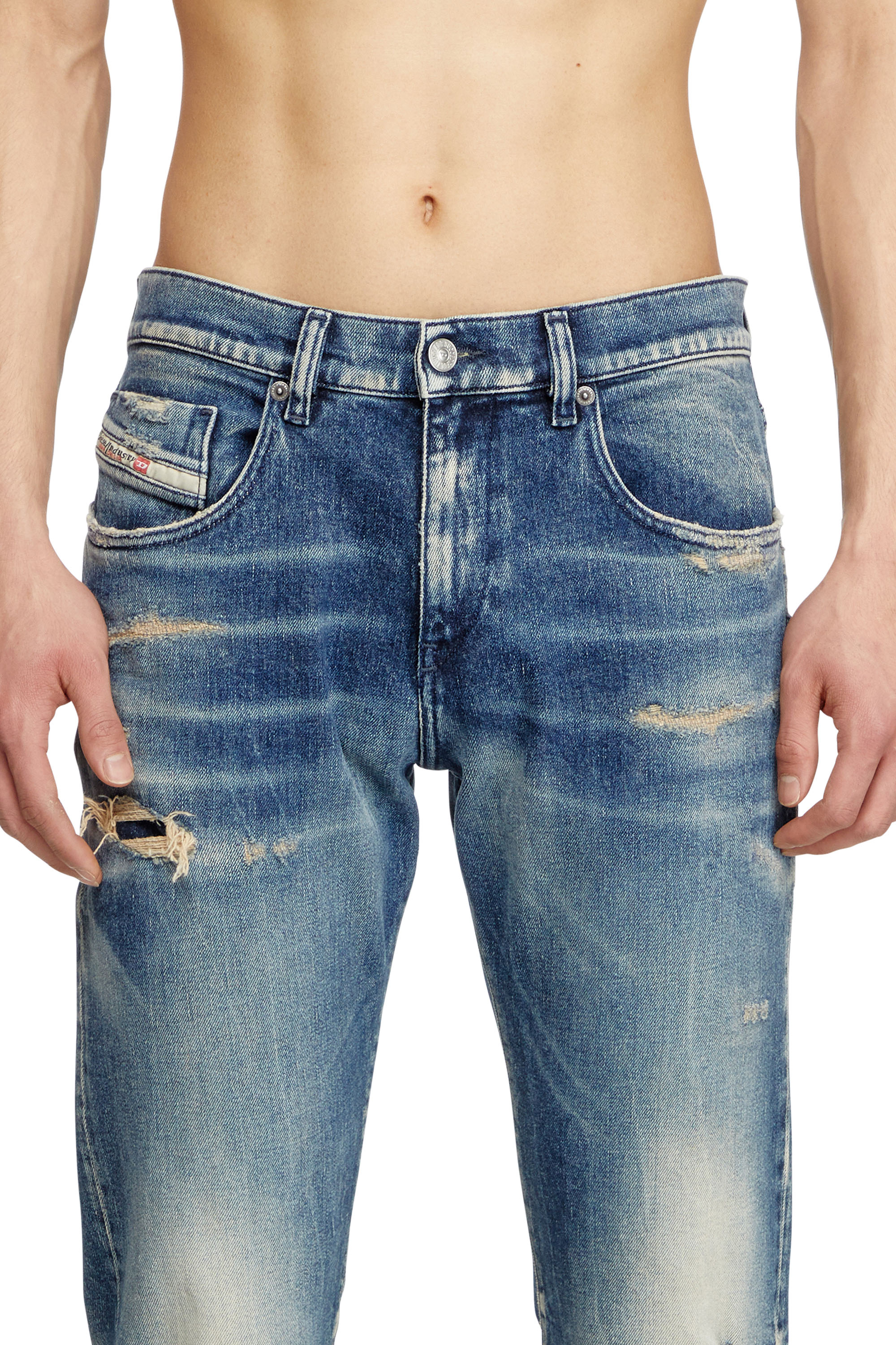 Diesel - Slim Jeans 2019 D-Strukt 007Y6 Hombre, Azul Oscuro - 4