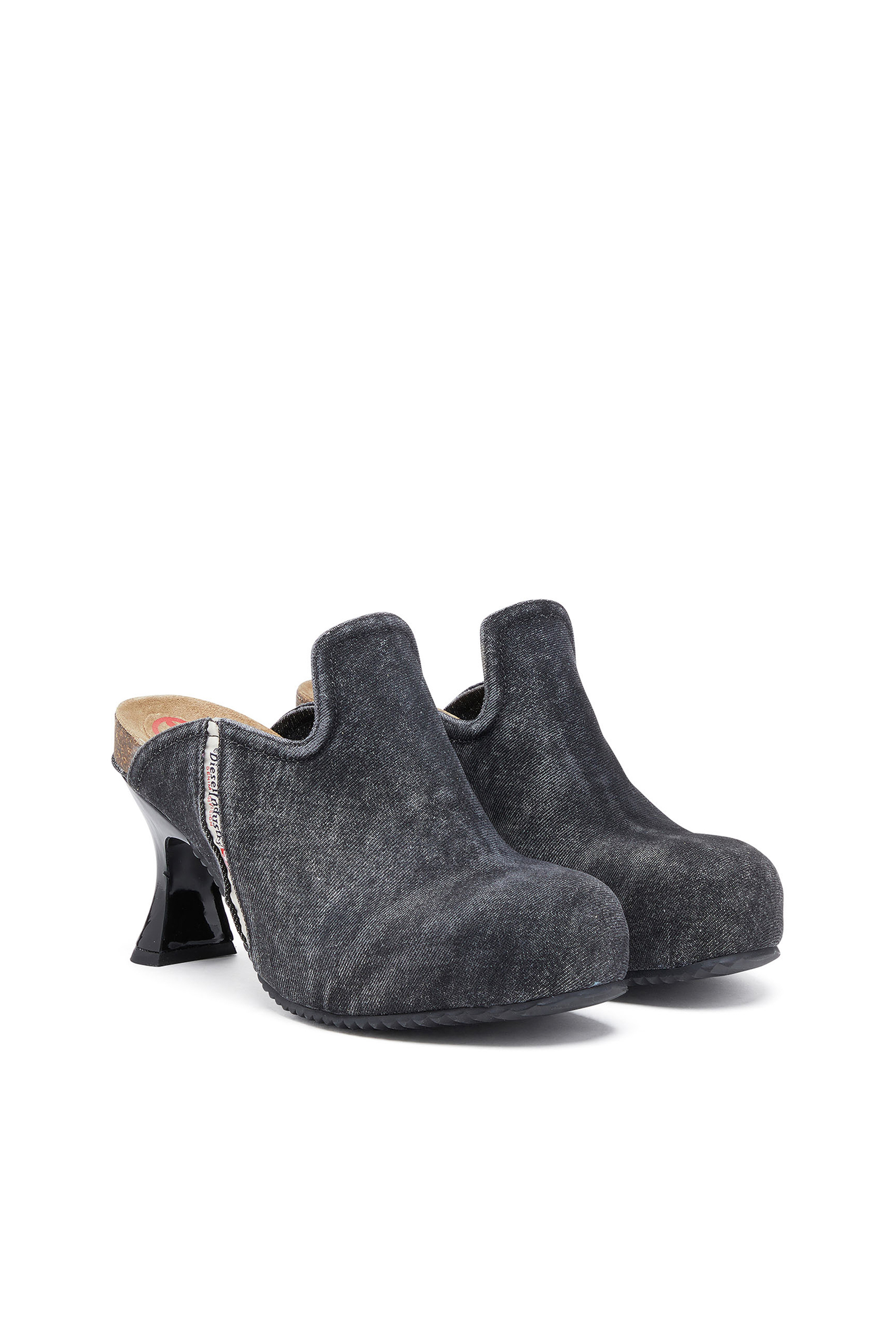 D-WOODSTOCK ML W, Negro Diesel - D-WOODSTOCK ML W, D-Woodstock-Zapatos planos sin talón en cuero napa Mujer in Negro - 2