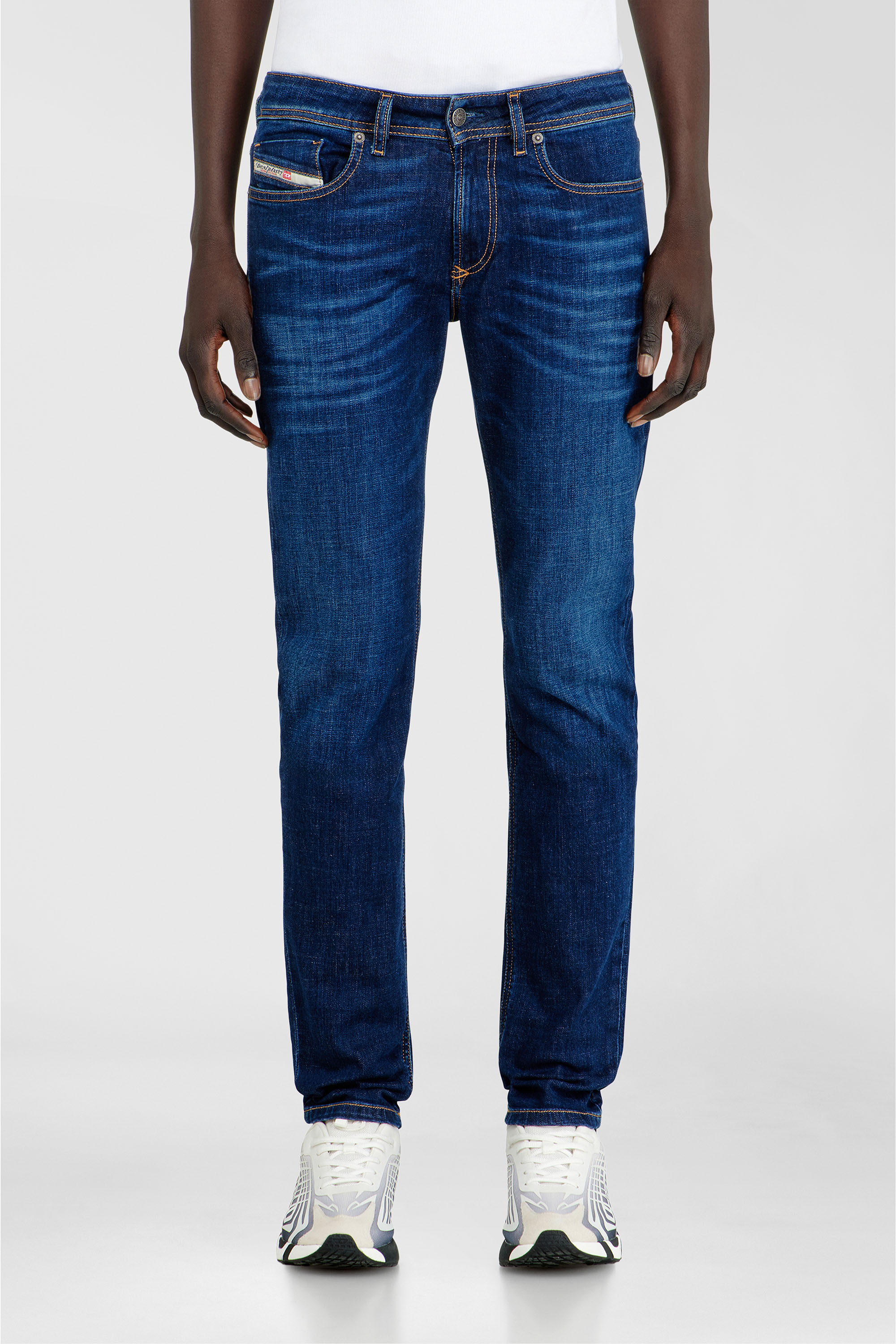 Diesel - Skinny Jeans 1979 Sleenker 09J17 Hombre, Azul Oscuro - 1