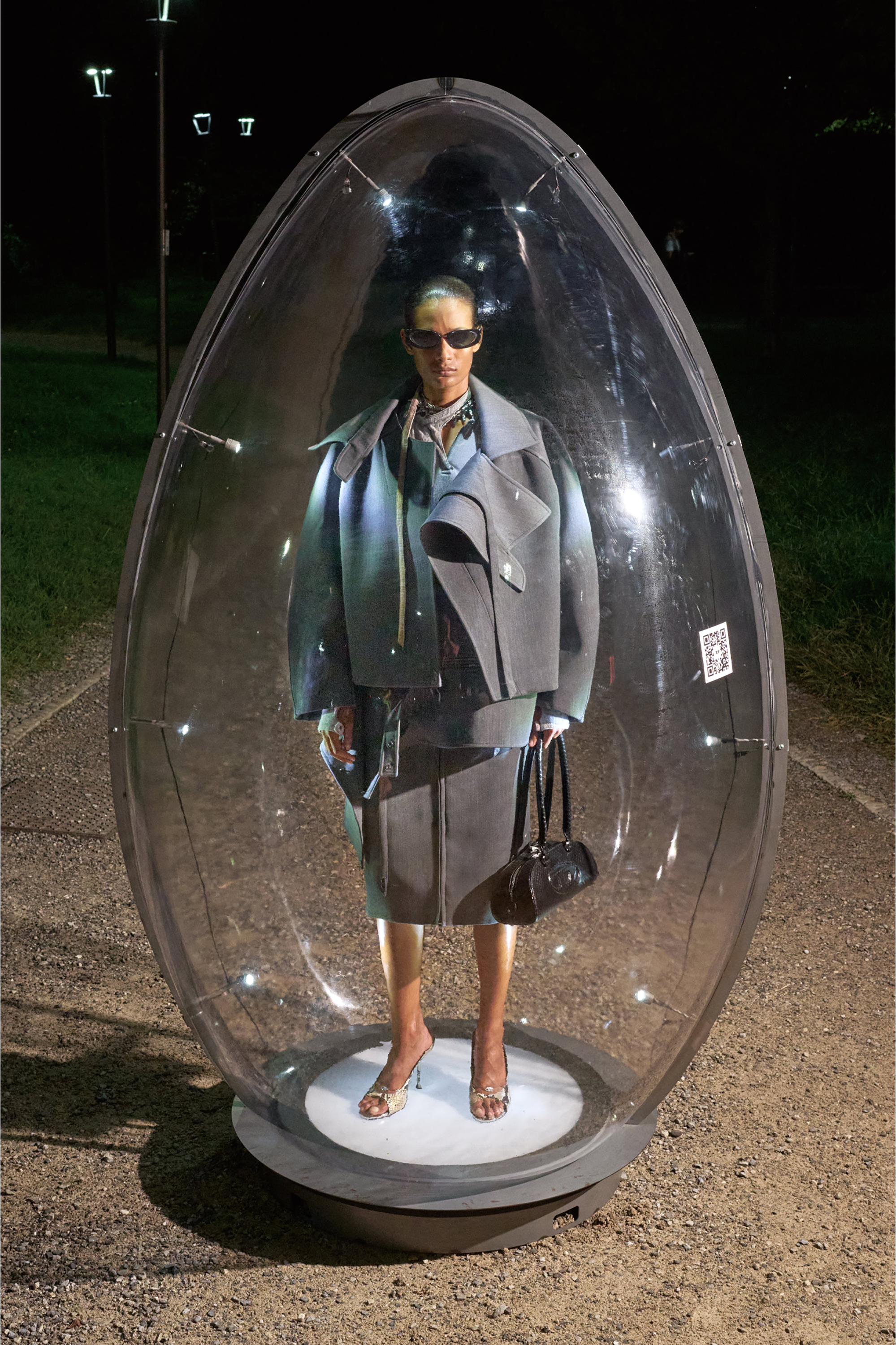 Diesel - T-ECLA, Top de canal&eacute; con correa de cuello biker Mujer in ToBeDefined - 6