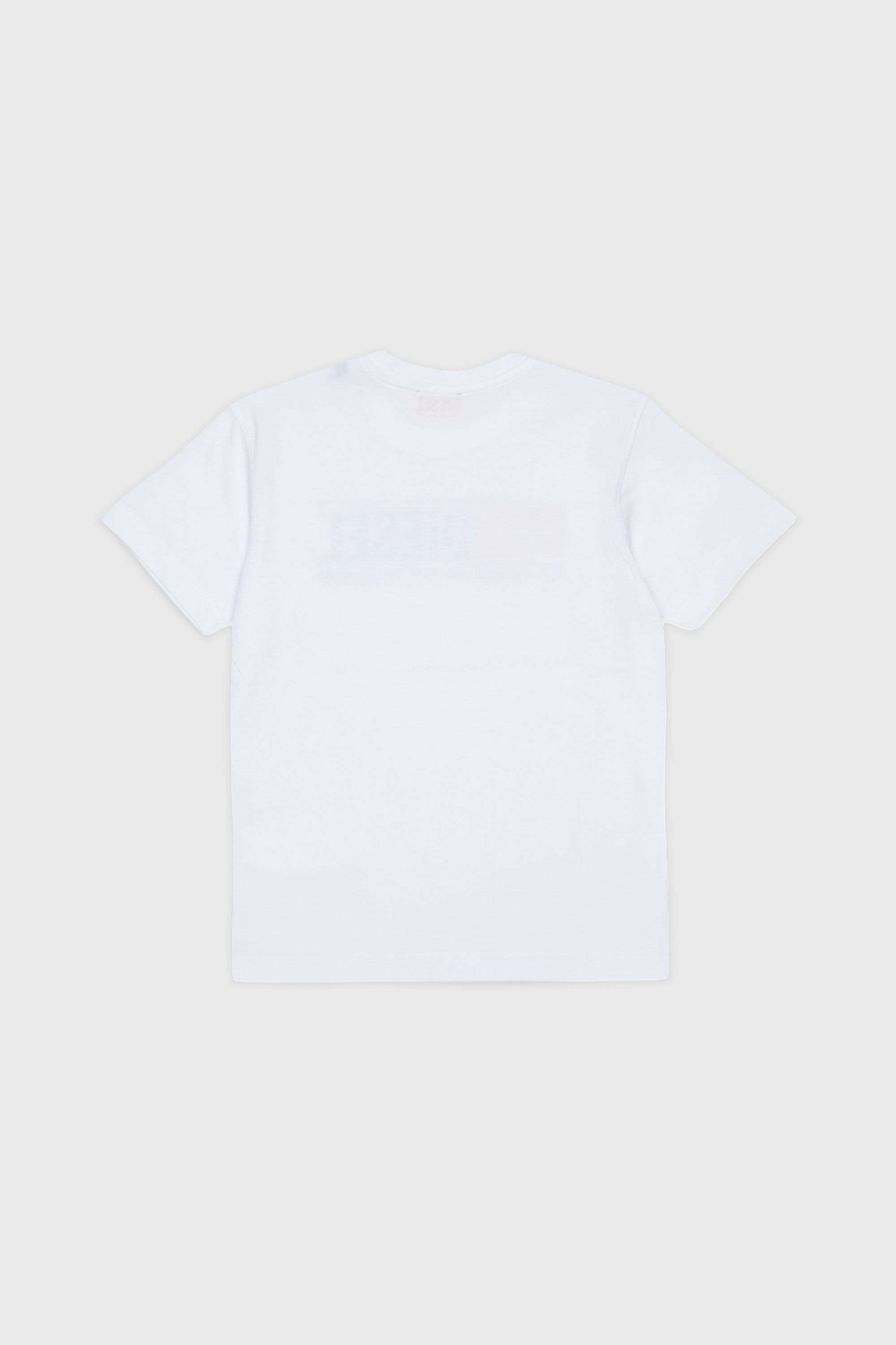 Diesel - TLOMIX, Man's T-shirt with distressed logo print in White - 2