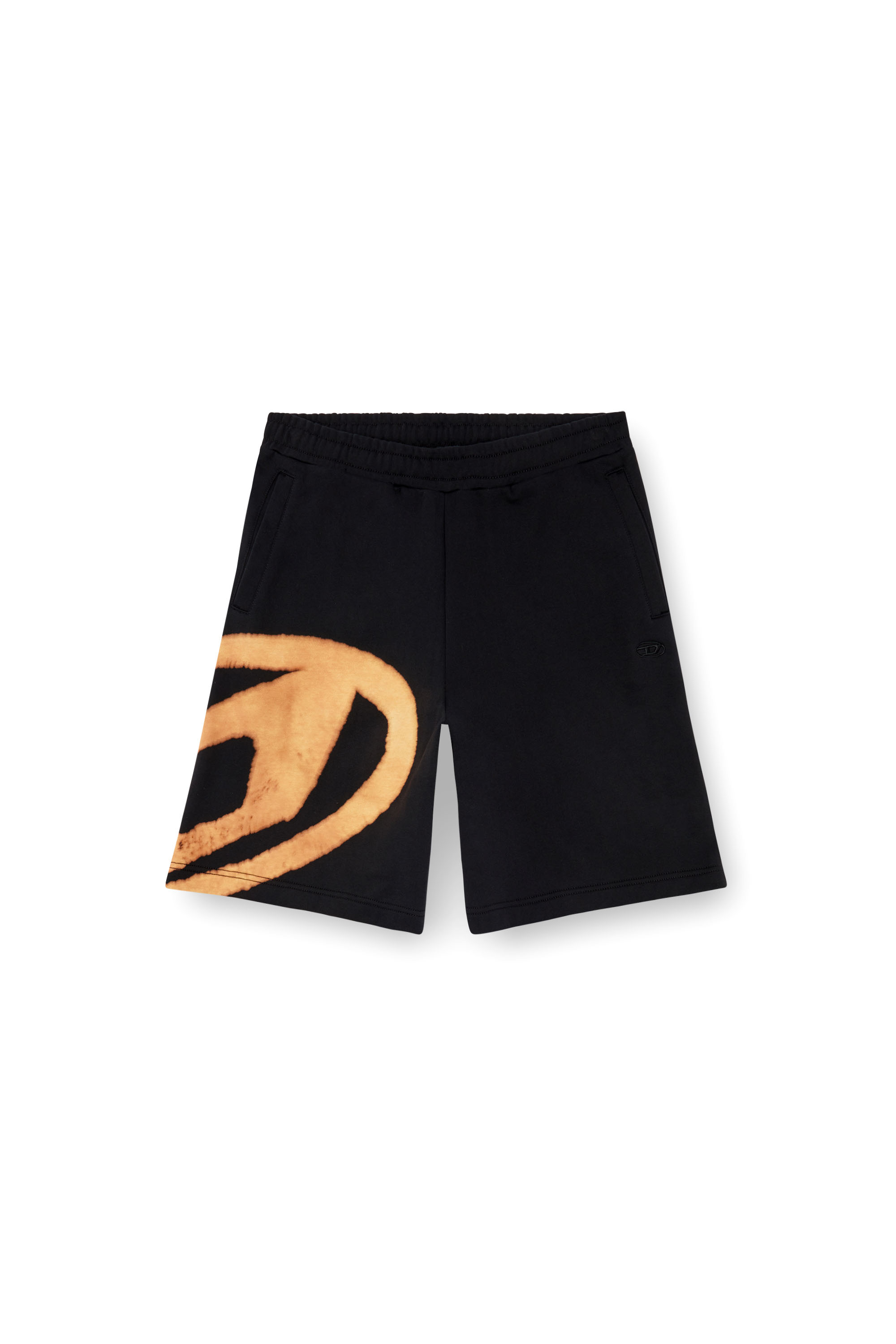 Diesel - P-CROW-BLEACH, Pantalones cortos deportivos con logotipo descolorido Hombre in Multicolor - 3