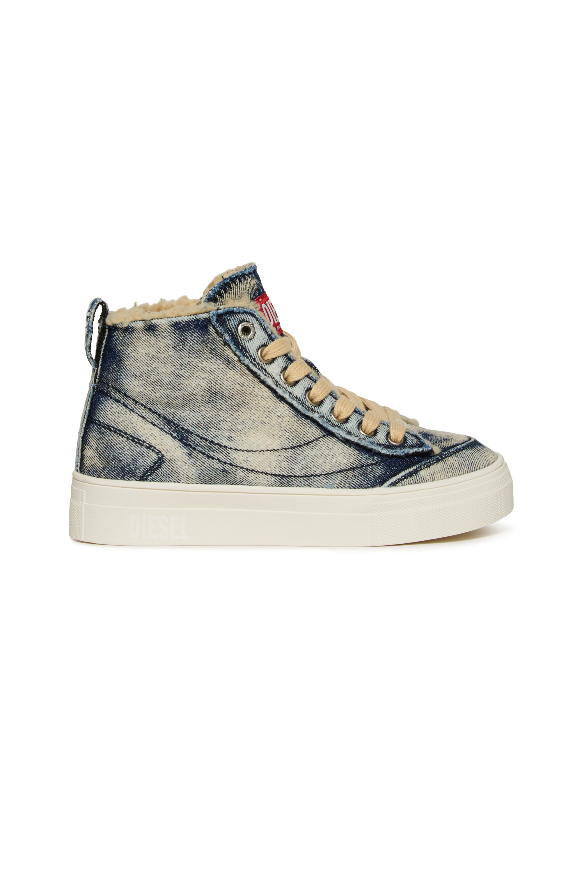 Diesel - S-VANEELA MC, S-VANEELA MC zapatillas de algodón con logo Unisex in Azul marino - 1