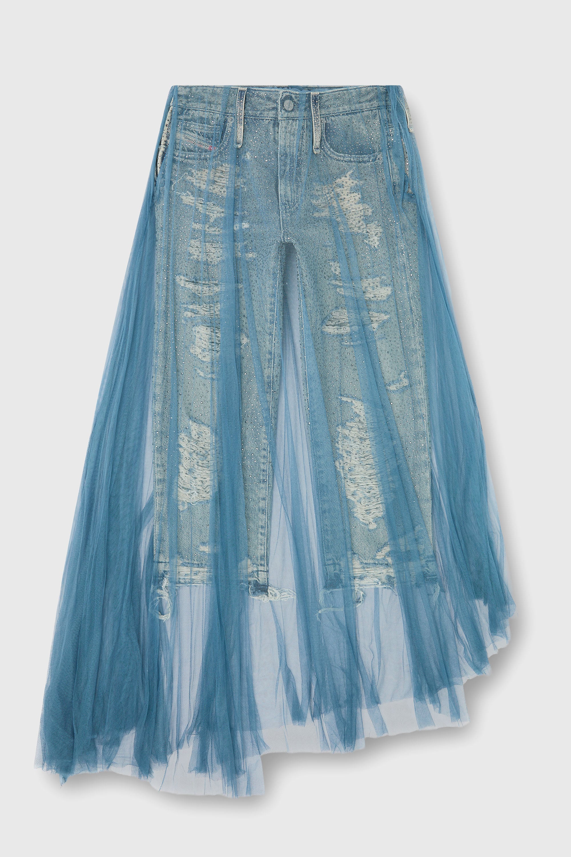 Diesel - Regular Jeans D-Aisi 0DBER Mujer, Azul medio - 2