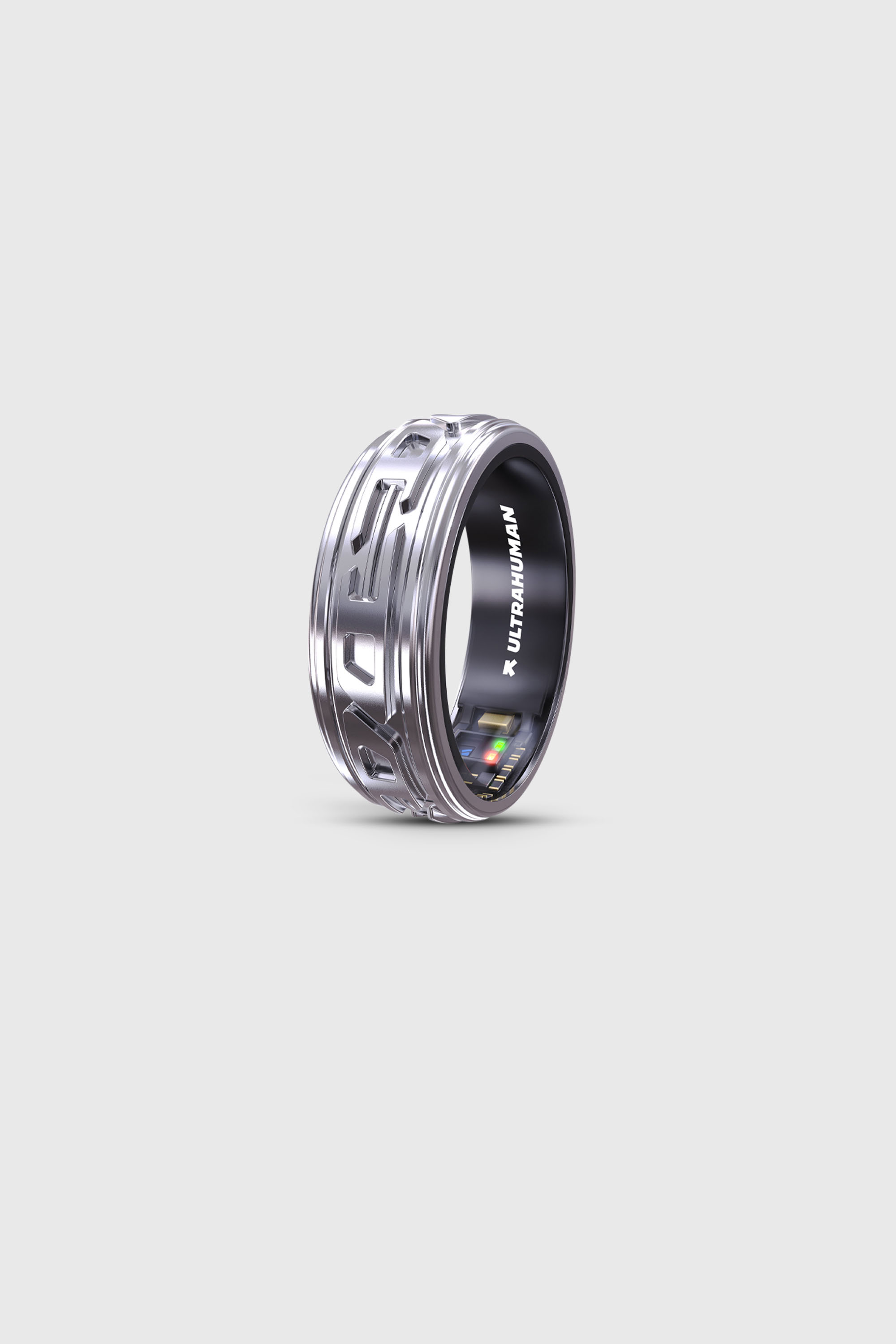 Diesel - SMART RING CRYO SILVER- UHRA-DS SMART RING, Unisex's Smart ring in shiny silver in Silver - 2