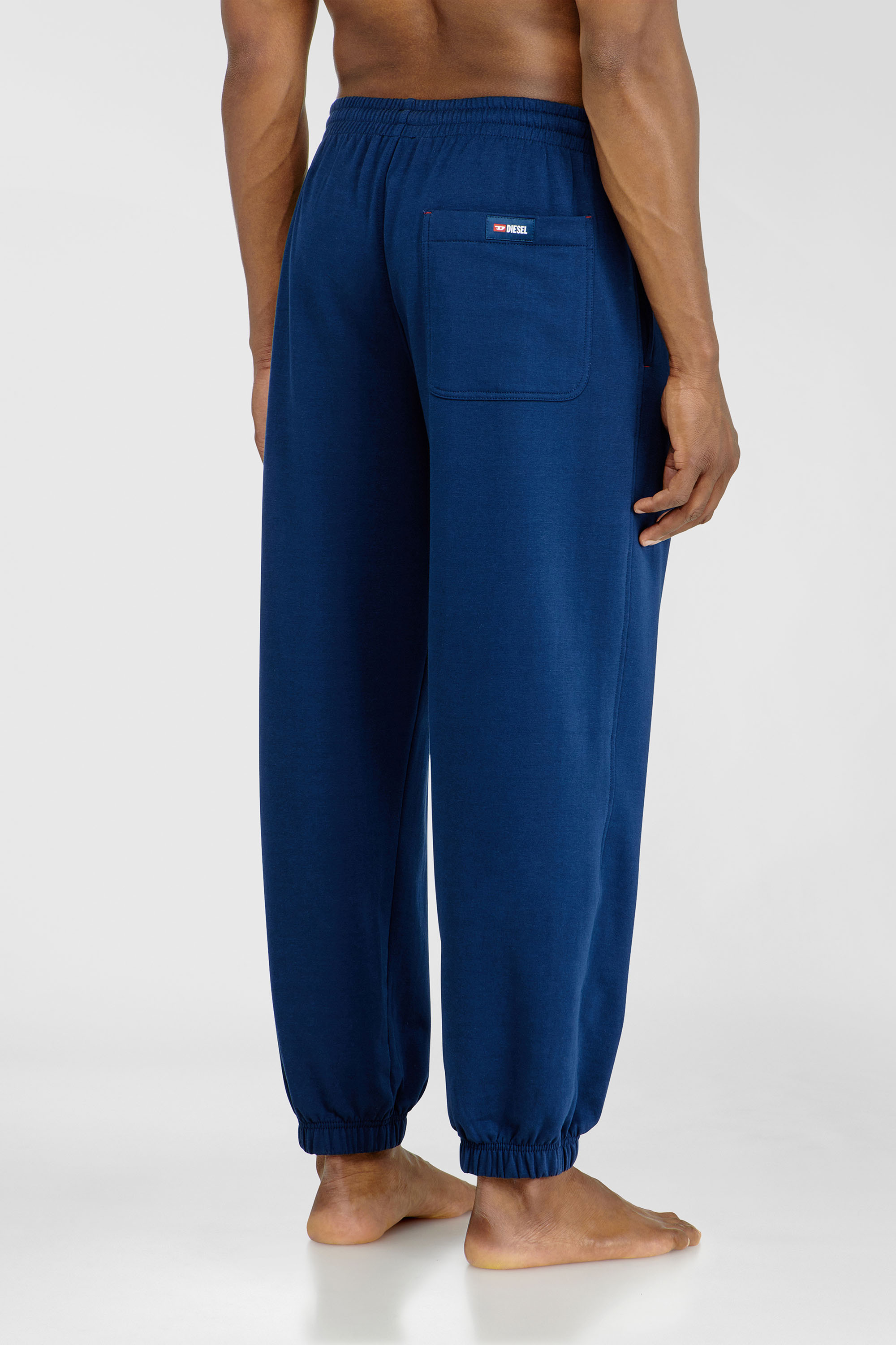 Diesel - LENNY-D-CORE, Pantal&oacute;n de ch&aacute;ndal en mezcla de algod&oacute;n afelpado Hombre in Azul marino - 2