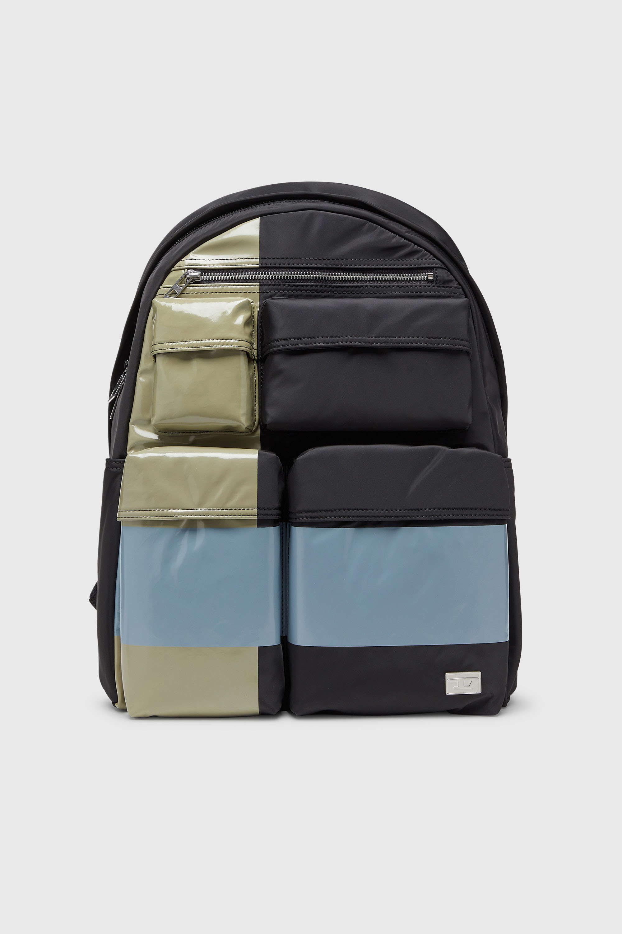 Diesel - MULTI-PKTS BACKPACK X, Multi-Pkts - Mochila color block con m&uacute;ltiples bolsillos Unisex in Multicolor - 1
