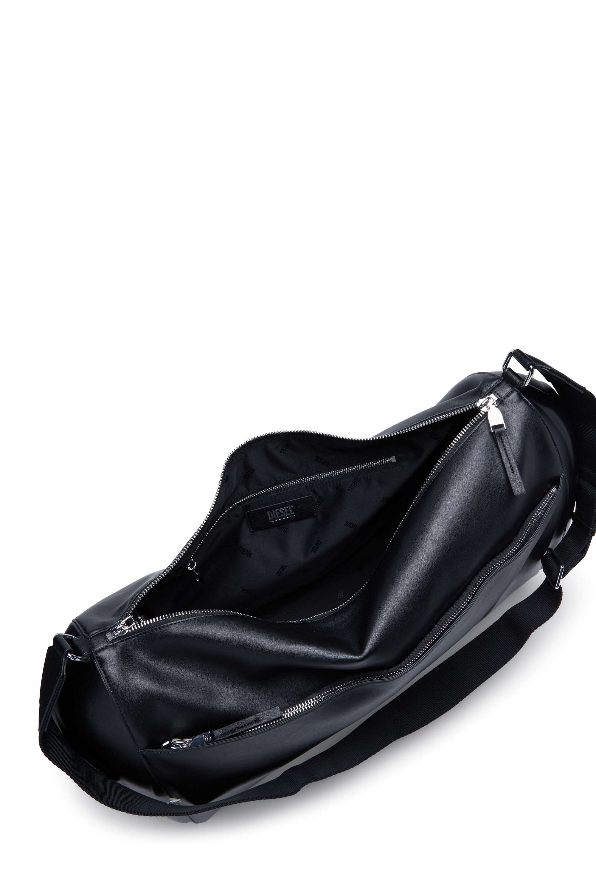 Diesel - LOAD-D DUFFLE X, Load-D-Bolsa de viaje con lados de logo de carcasa rígida Unisex in Negro - 3