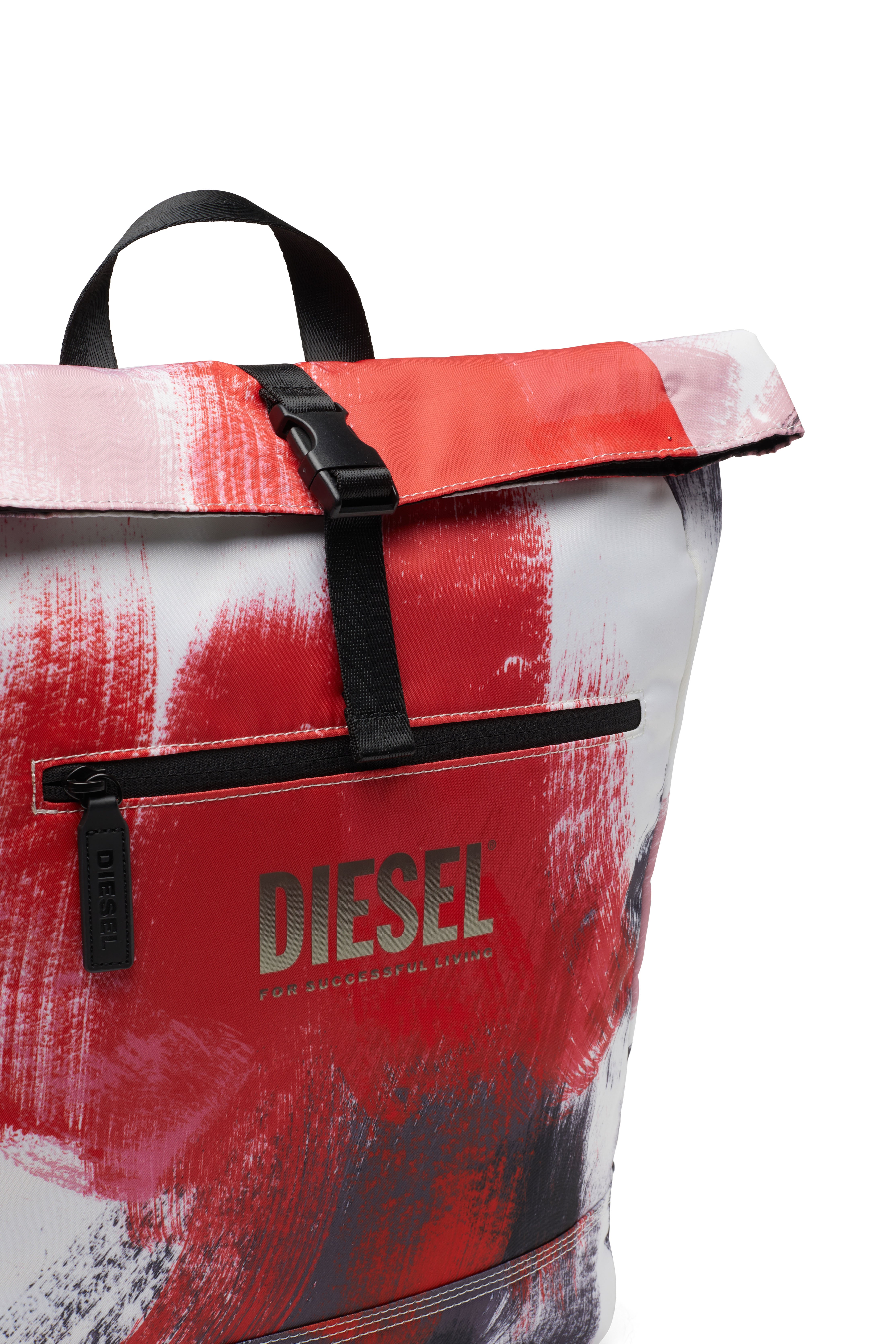 Diesel - NINJABACK PRINT, Rojo/Blanco - Image 5