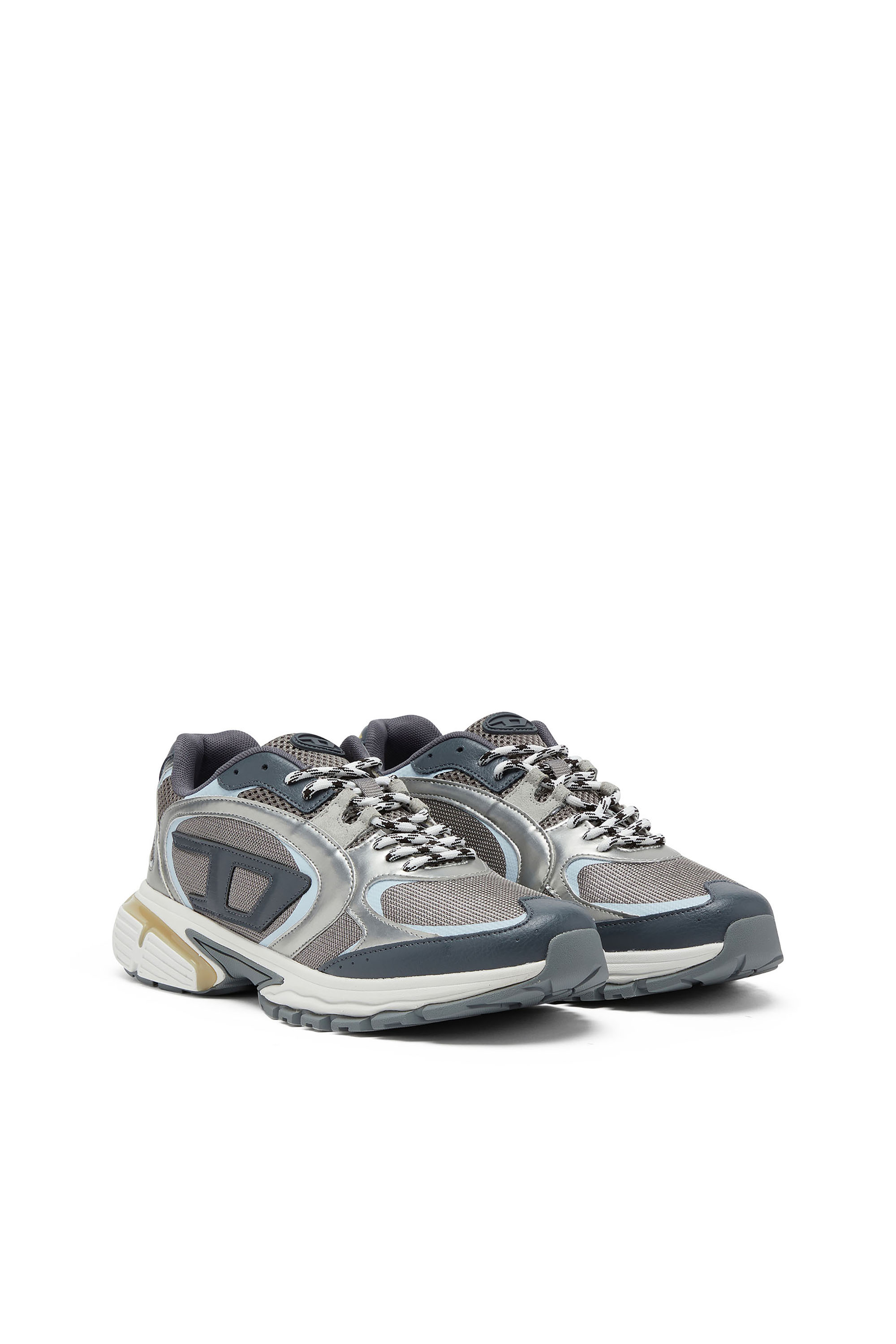 Diesel - S-PRO-V-DENSE LOW, S-Pro-V-Dense-Zapatillas metallic en malla y PU Hombre in Multicolor - 3