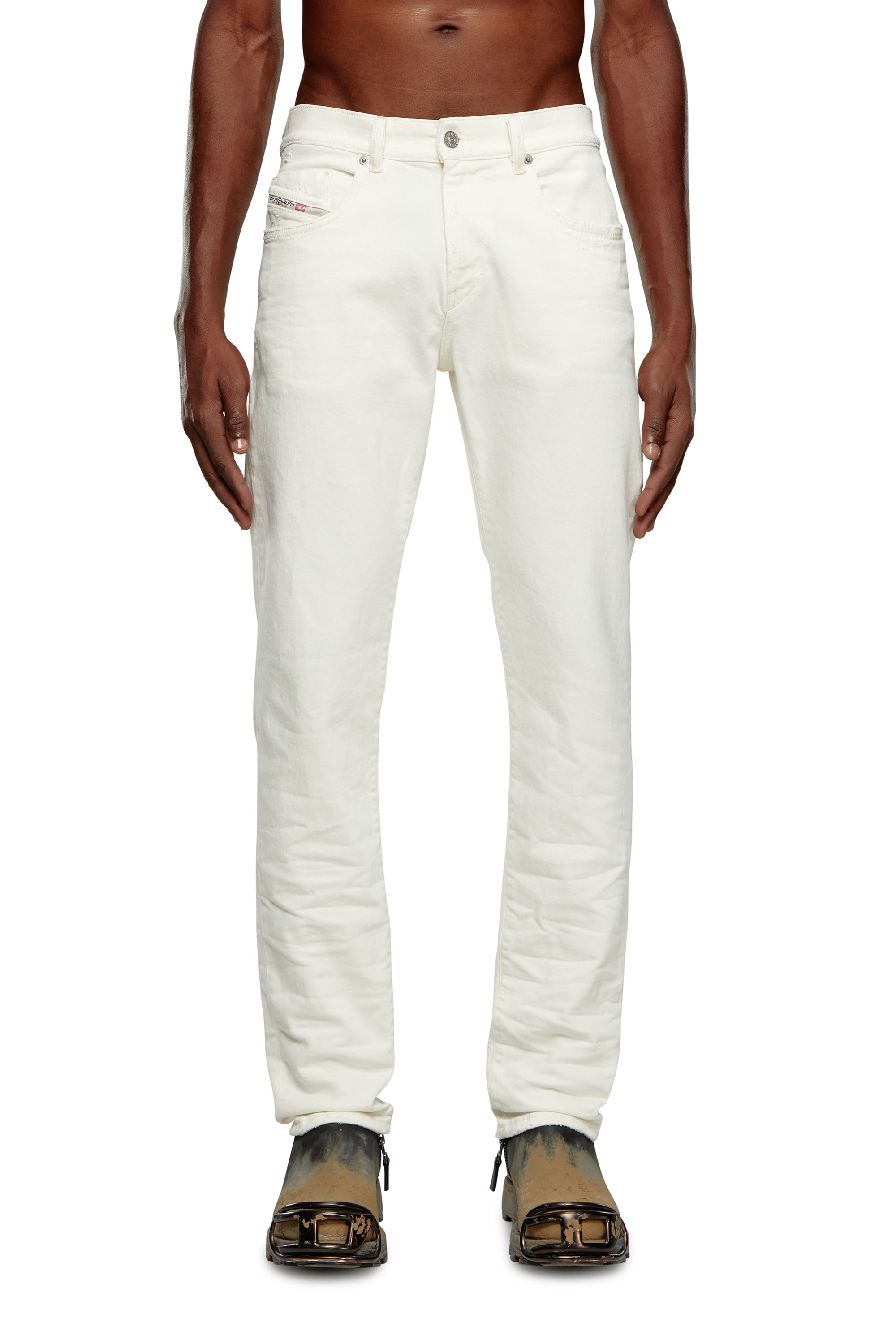 Diesel - Slim Jeans 2019 D-Strukt 09I15, Blanco - Image 1