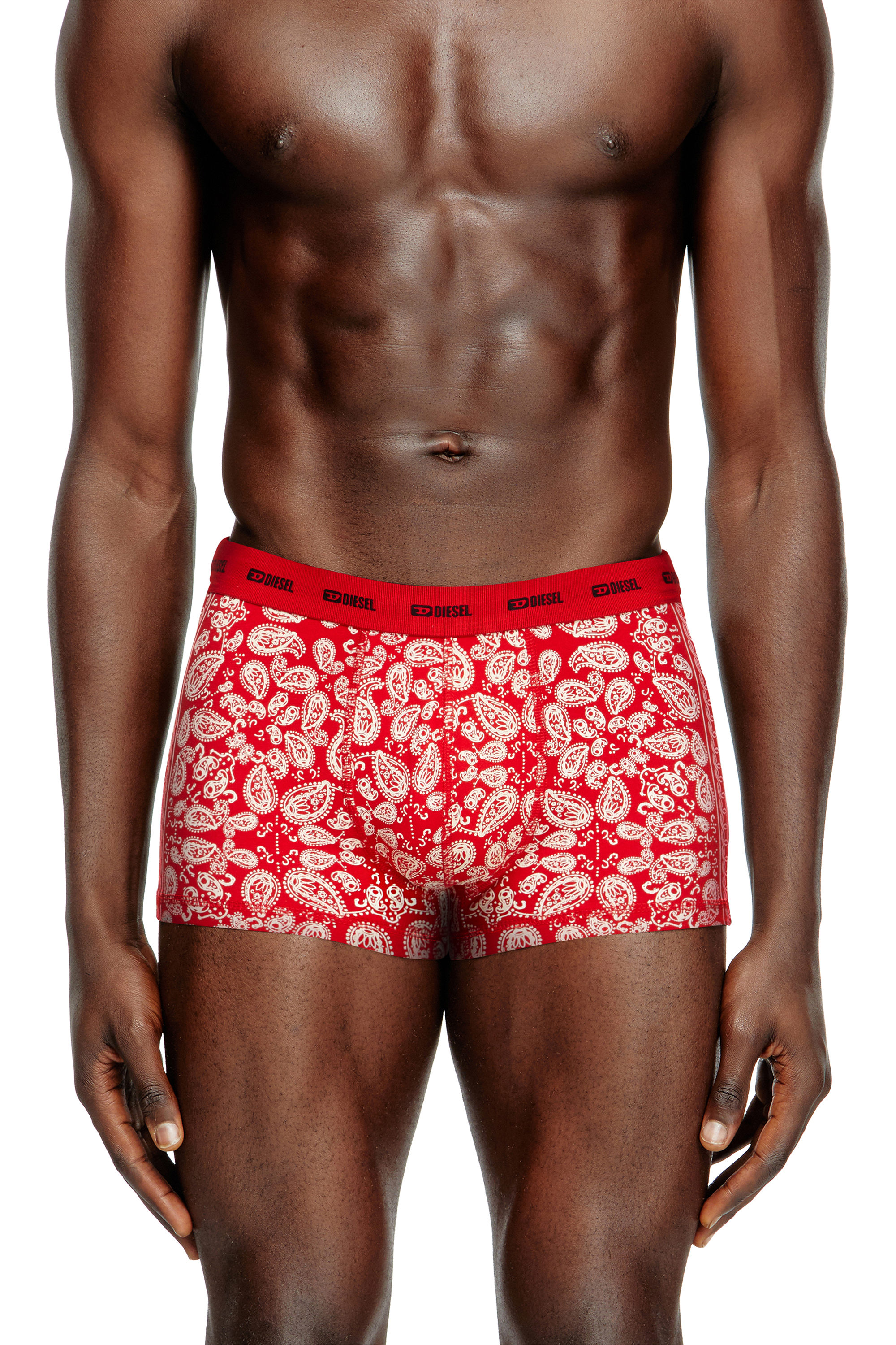 Diesel - DAMIEN-GFT-UTLT-3PACK, Conjunto de 3 calzoncillos de algodón elástico Hombre in Multicolor - 3