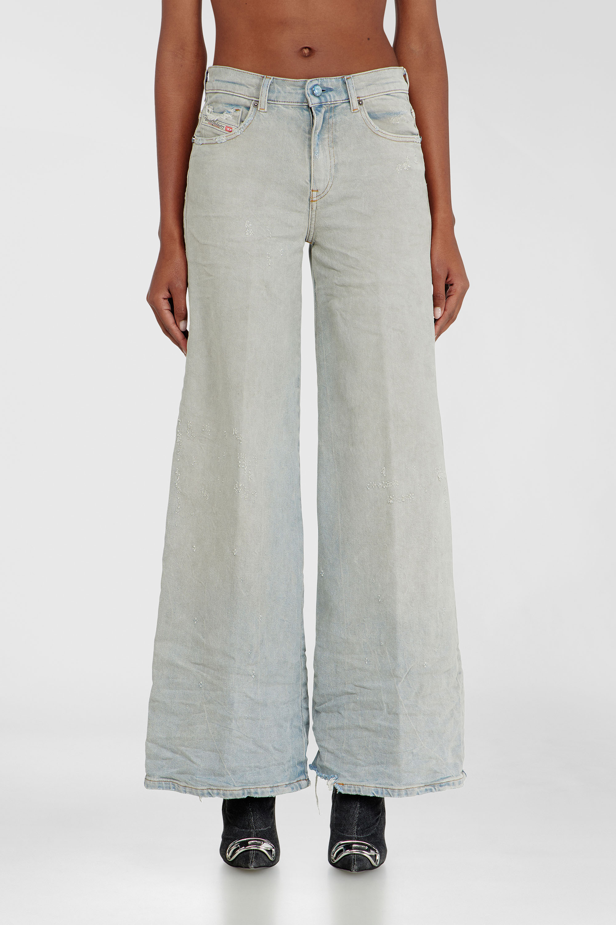 Diesel - Flare Jeans 1978 D-Akemi 09N47 Mujer, Azul Claro - 2