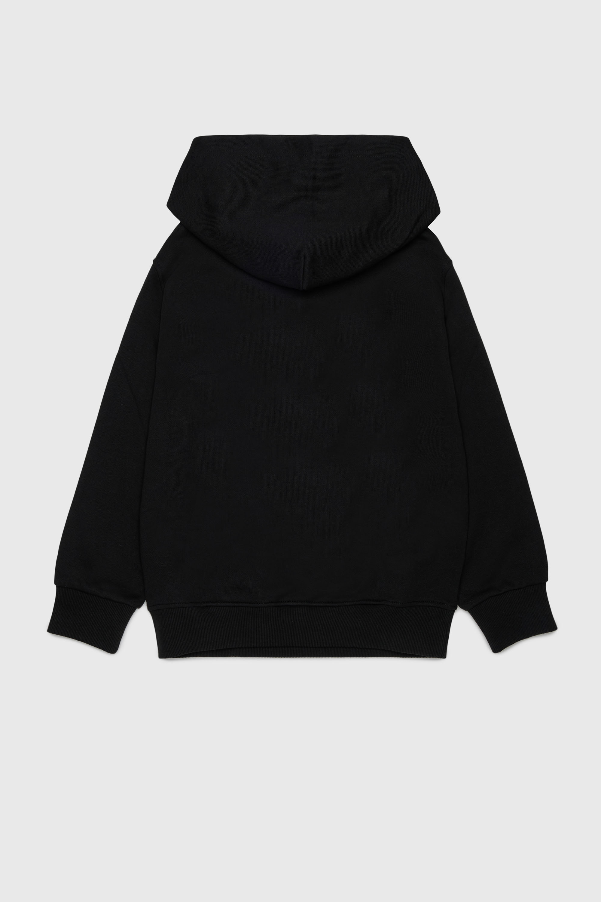 Diesel - SVELLYHOOD OVER, Man's Hoodie with two-tone Oval D print in Black - 2