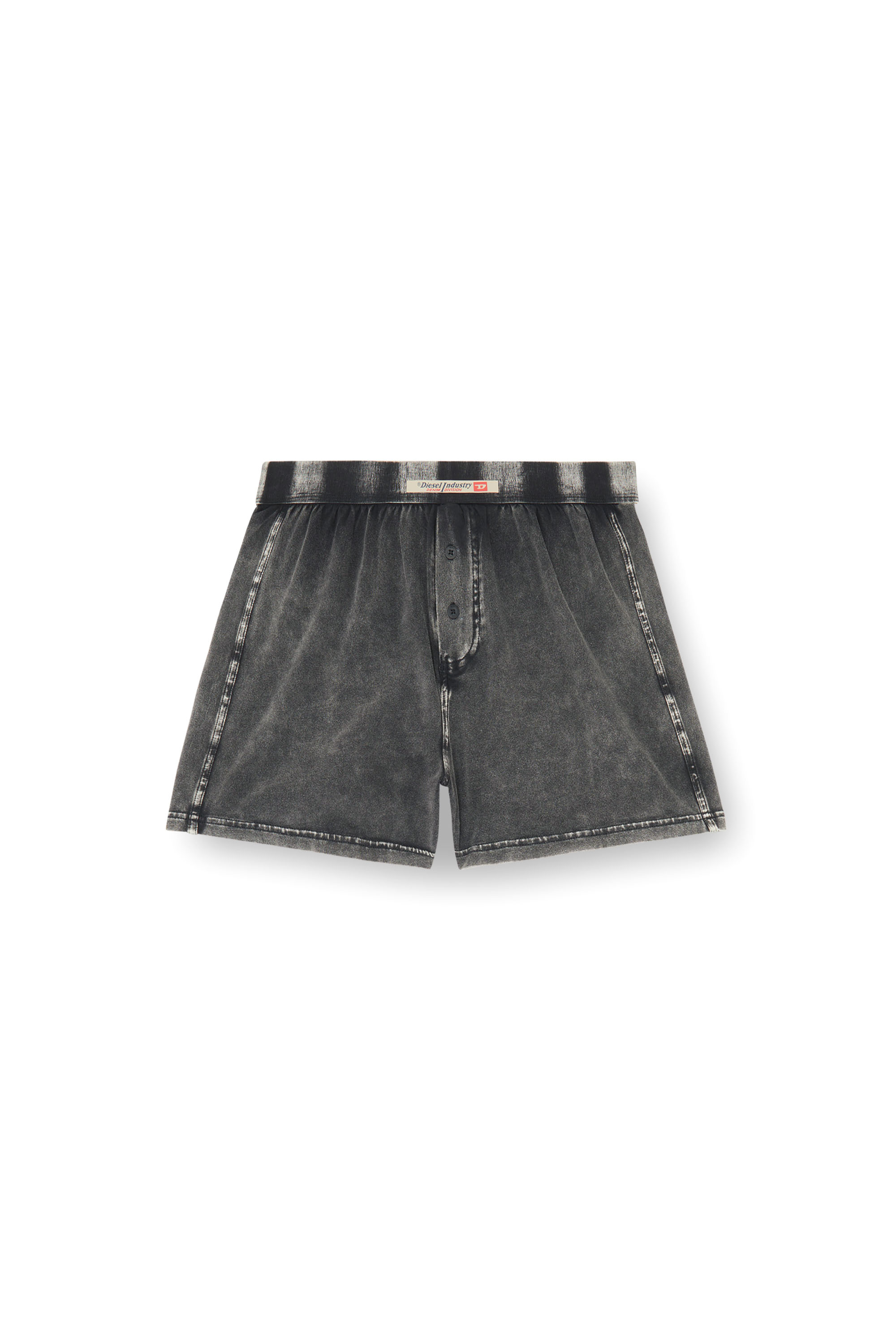 Diesel - STARPER-EL-DNM, B&oacute;xers de algod&oacute;n con efecto denim Hombre in Gris - 3