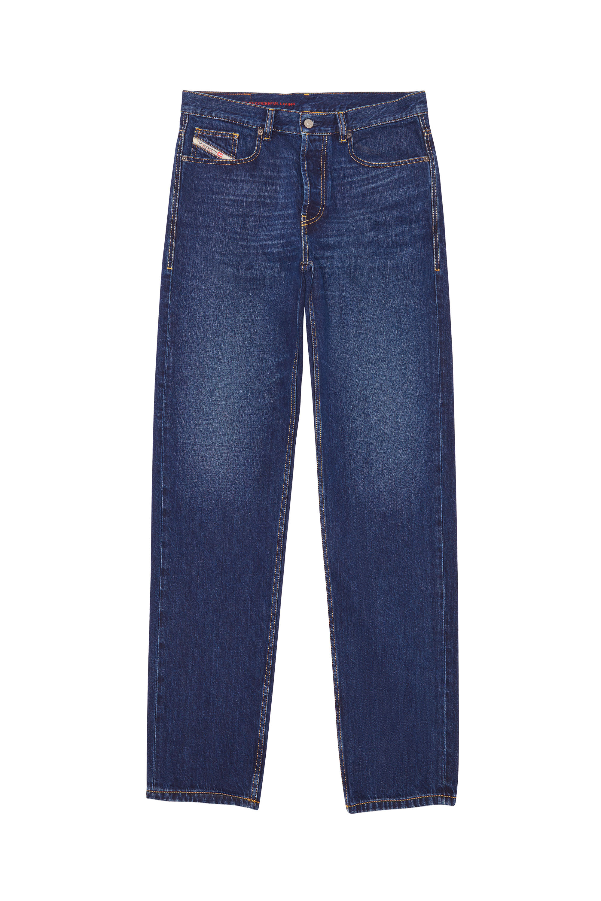 2010 09B96 Straight Jeans, Azul Oscuro - Vaqueros