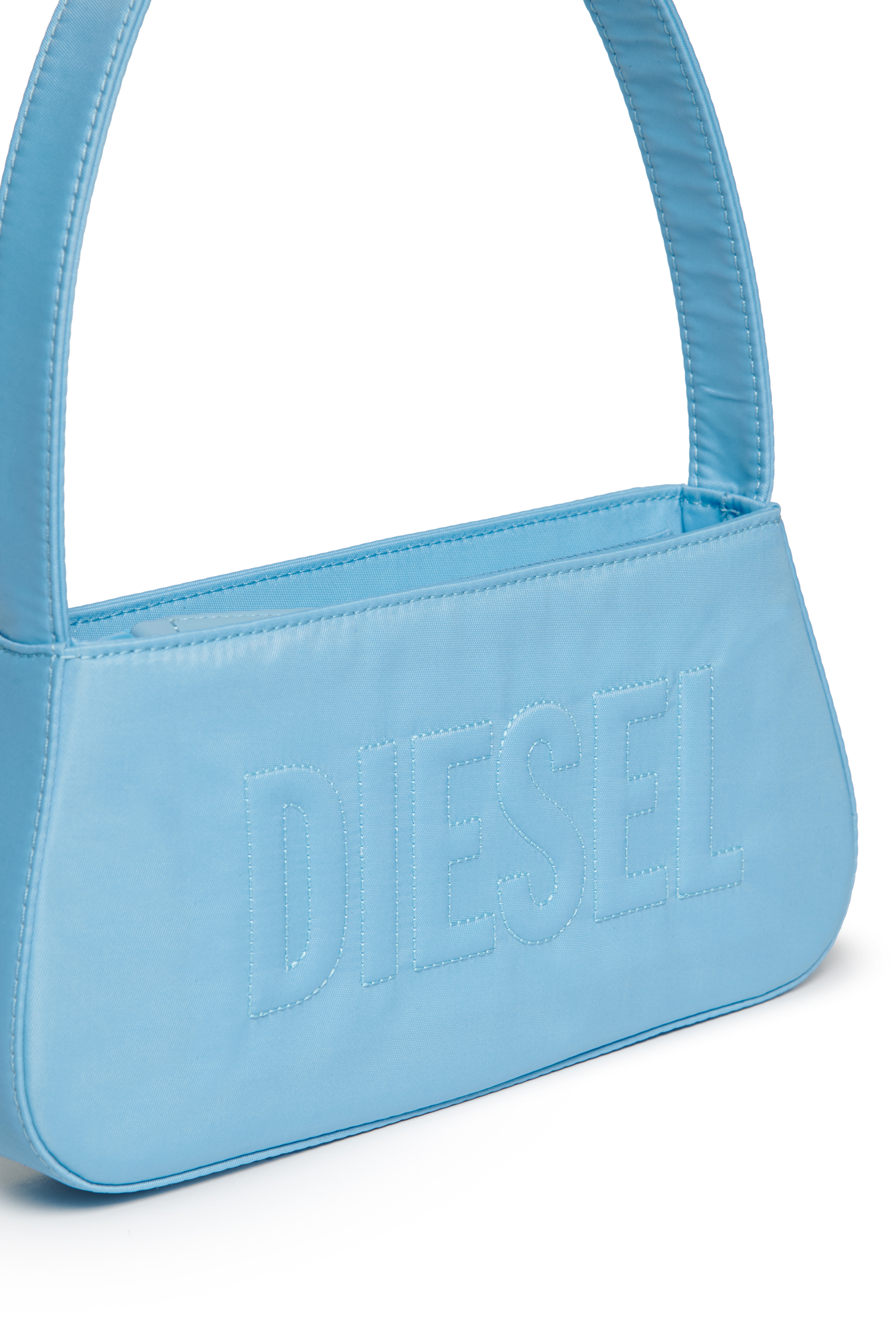 Diesel - WDELIA, WDELIA Bolsa de nylon con logotipo bordado Mujer in Azul marino - 4