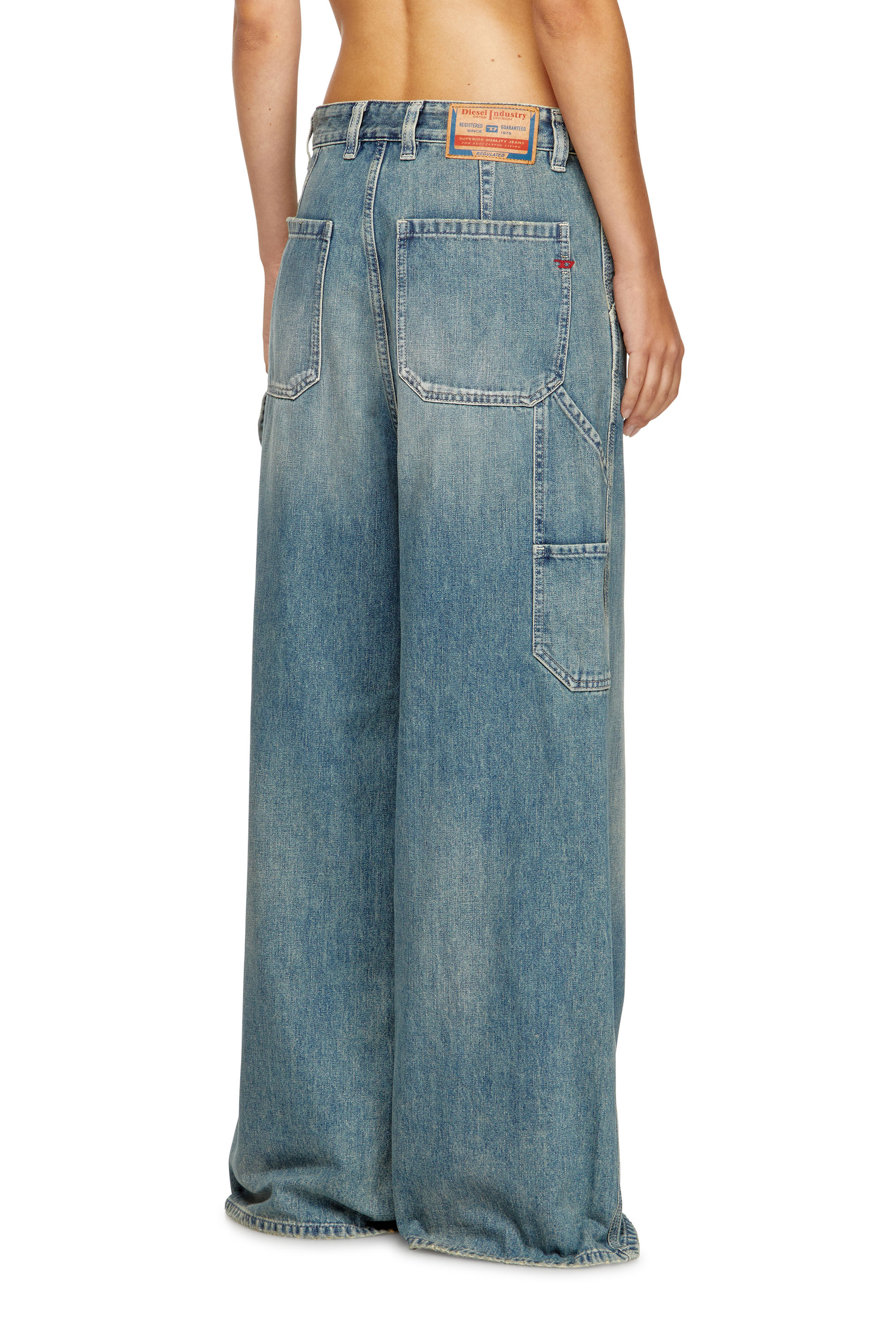 Diesel - Relaxed Jeans 1996 D-Sire 068SK Mujer, Azul Claro - 4