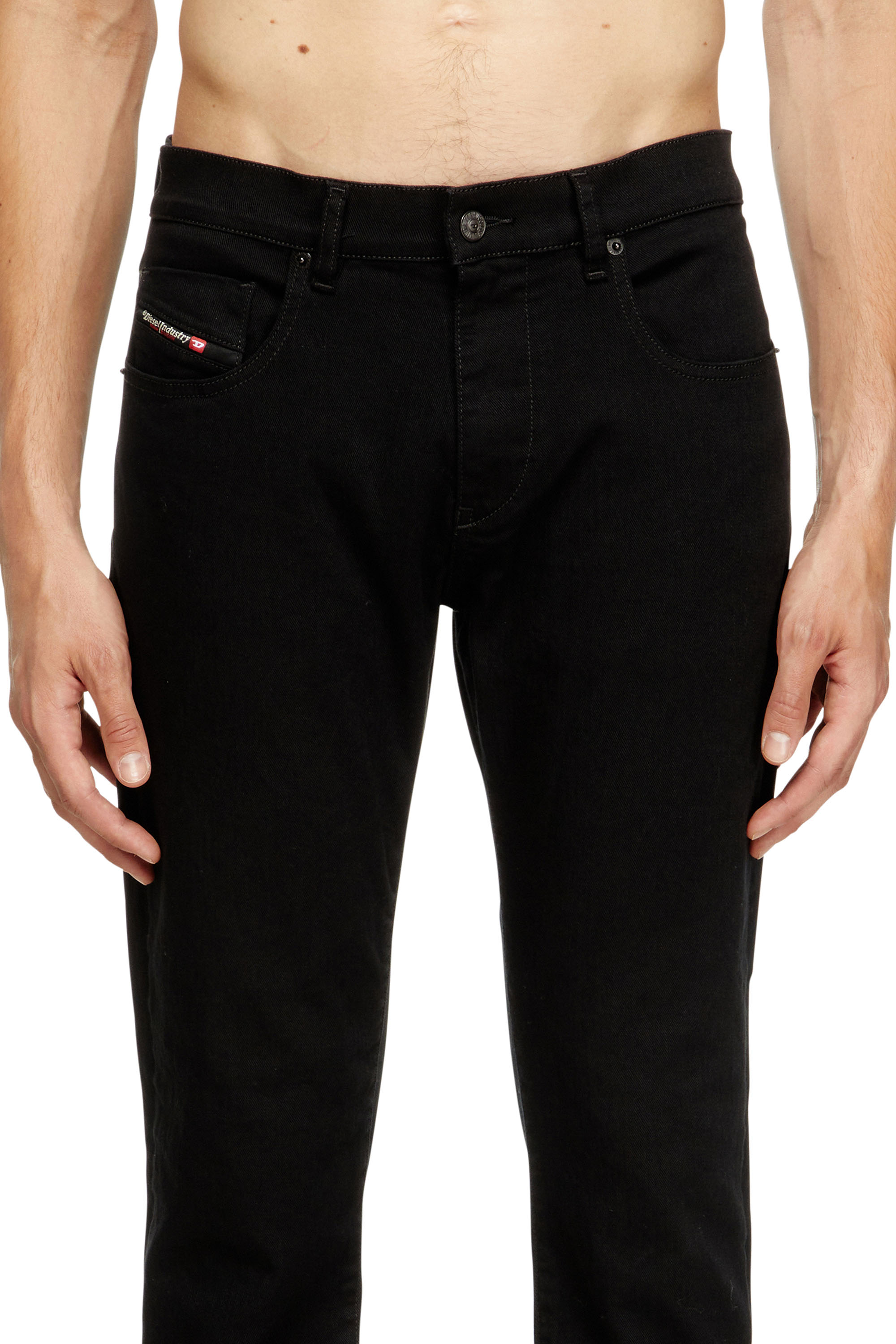 Diesel - Slim Jeans 2019 D-Strukt 069YP Hombre, Negro/Gris oscuro - 4