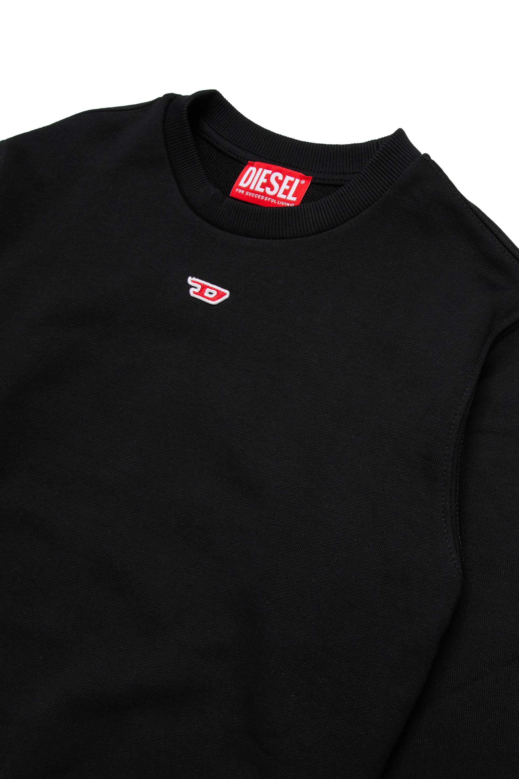 Diesel - SGINND OVER, Sudadera con logotipo D Unisex in Negro - 3