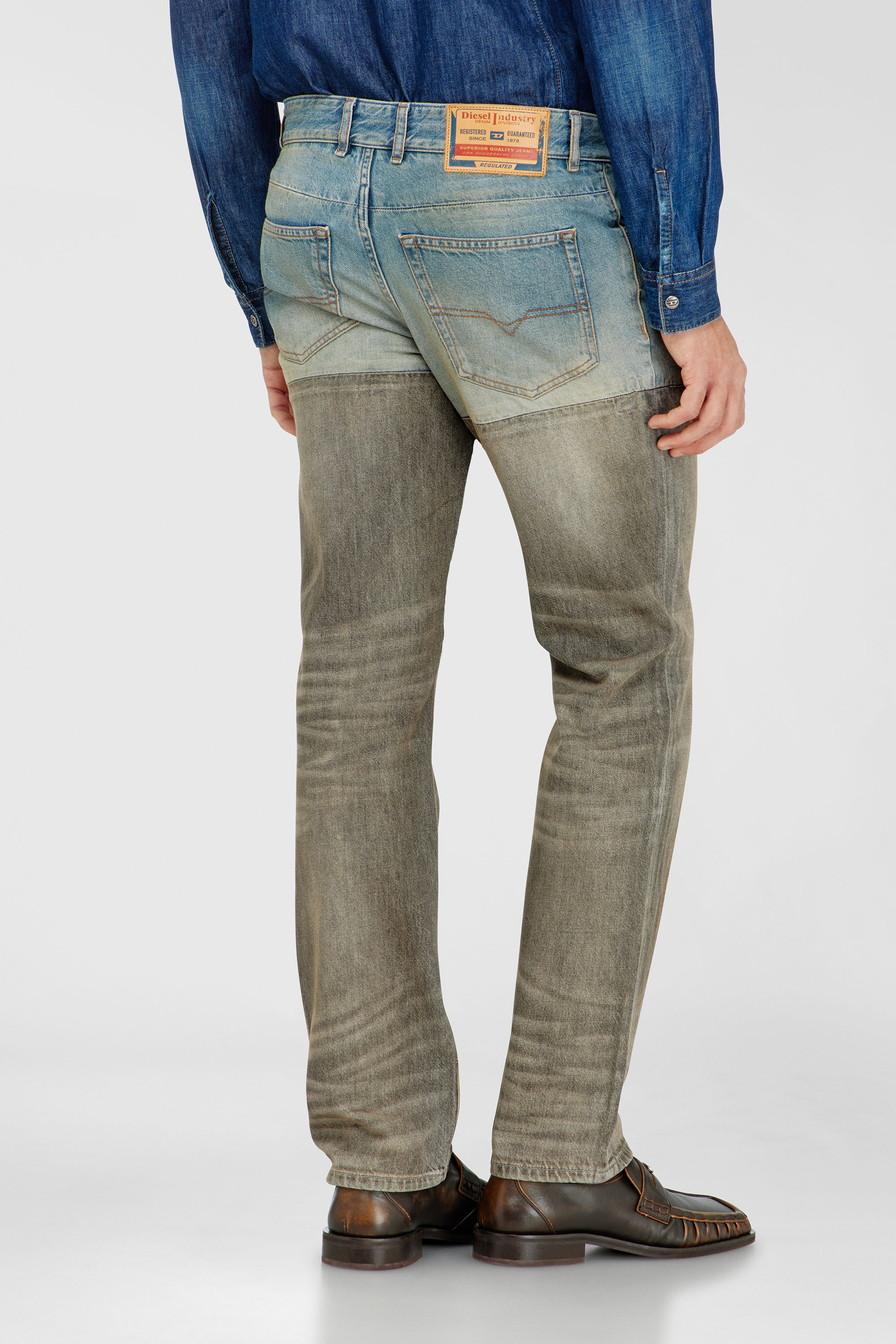 Diesel - Slim Jeans 1993 D-Vyl 0ADDX Hombre, Gris/Azul marino - 4