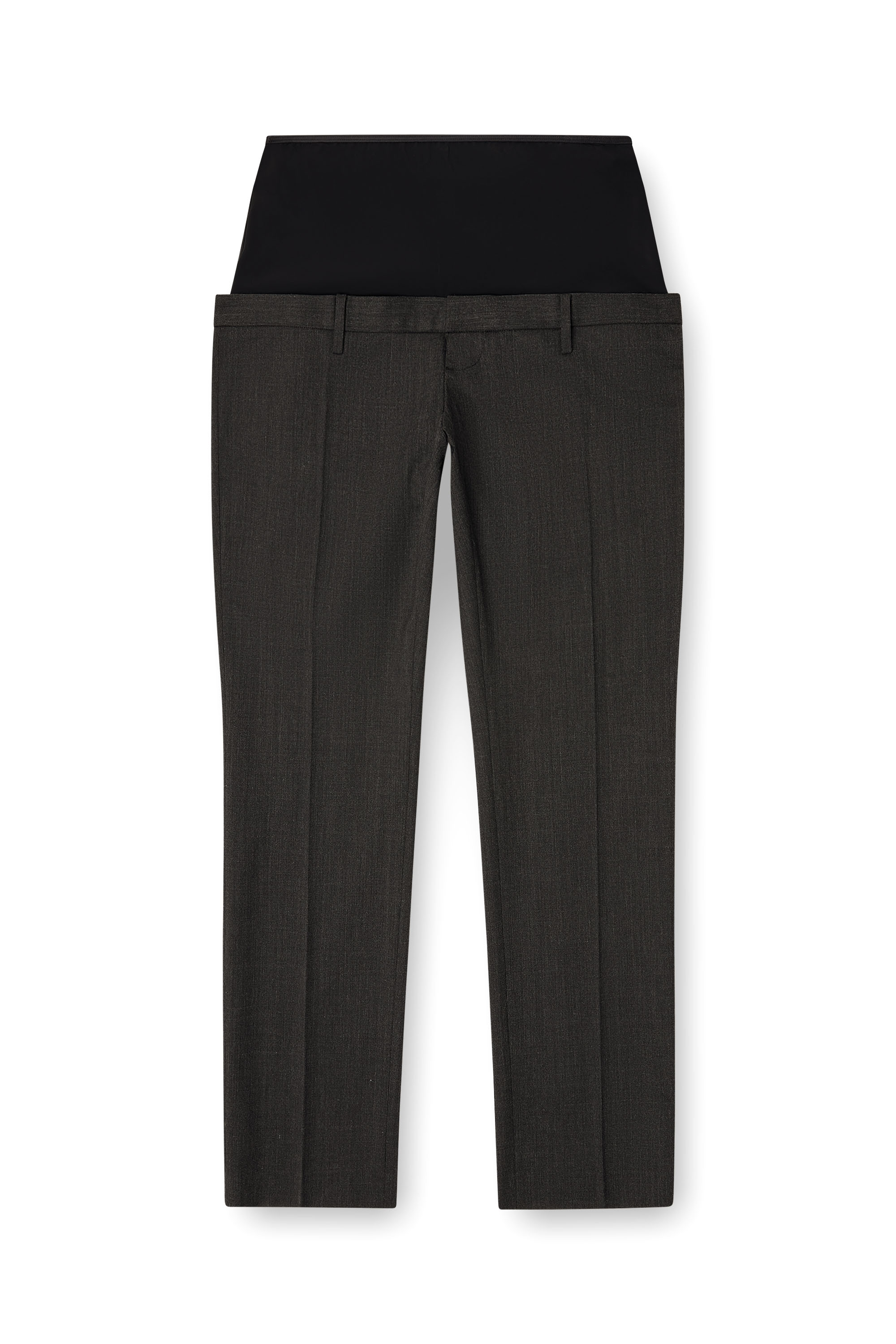 Diesel - P-AUREL-1, Pantalones de lana con cintura elástica Hombre in Gris - 3