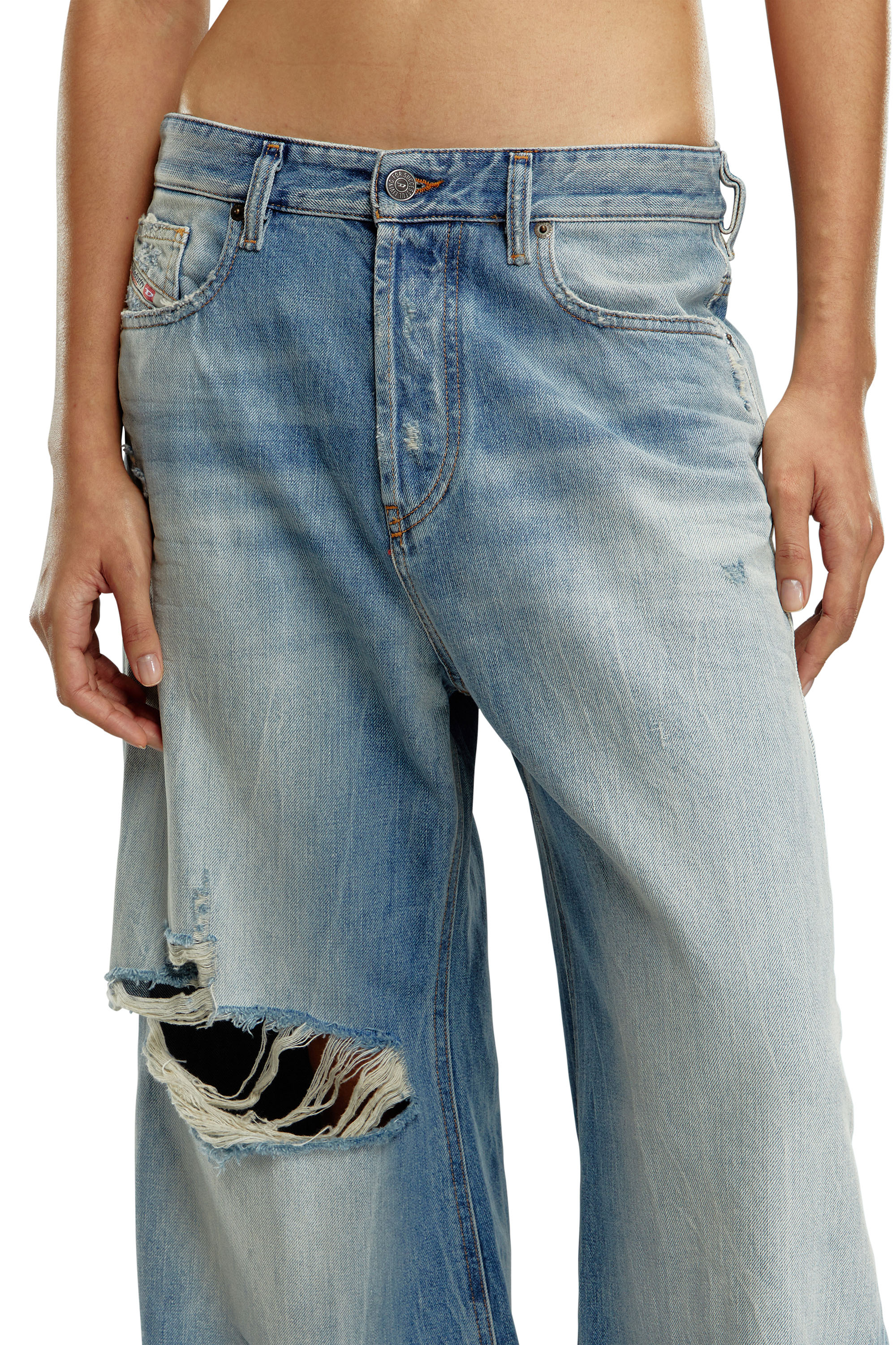 Diesel - Straight Jeans 1996 D-Sire 09H58, Azul Claro - Image 4