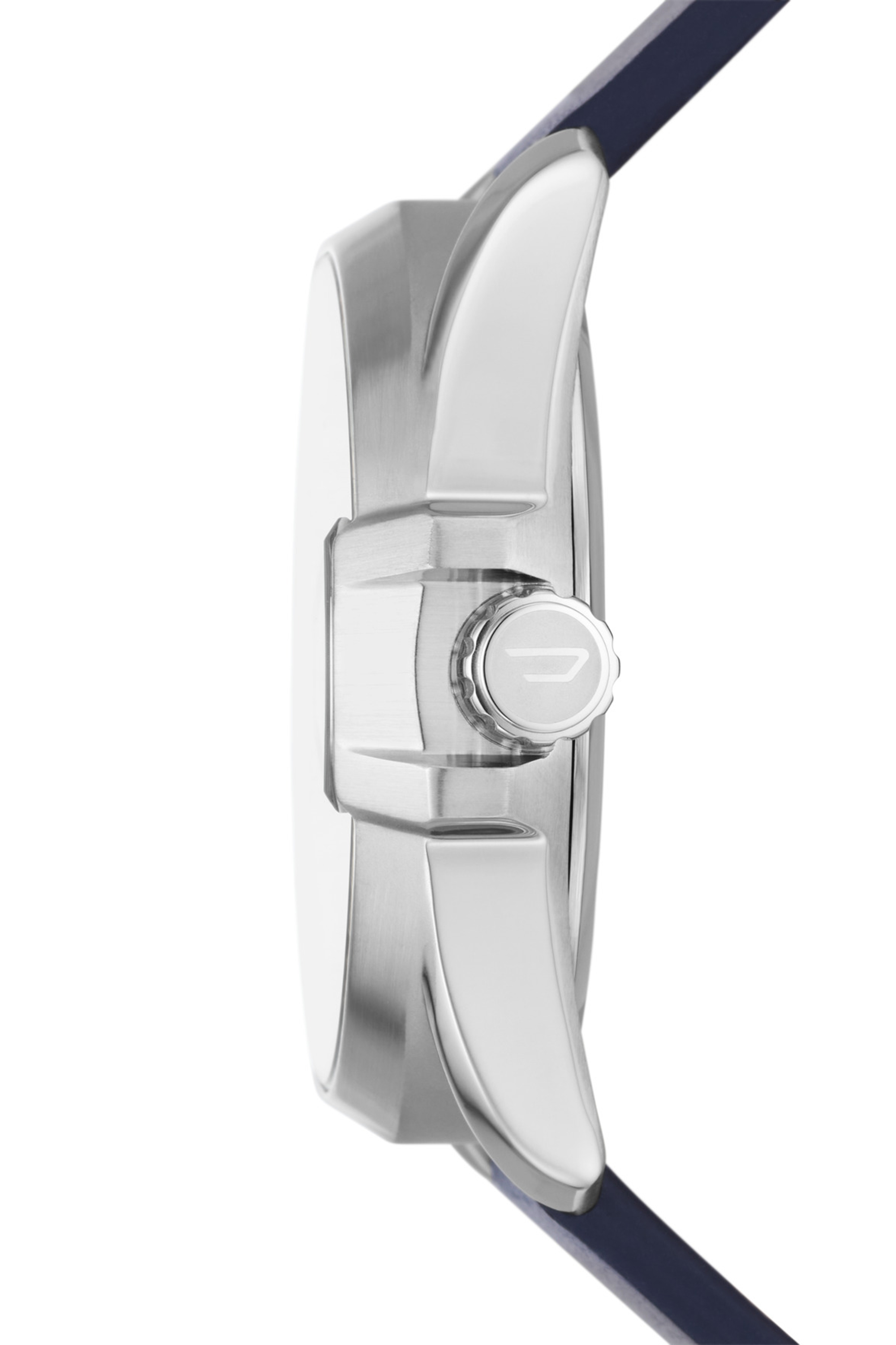 Diesel - DZ1991, Reloj MS9 de cuero azul con fecha de tres agujas Unisex in Azul marino - 3