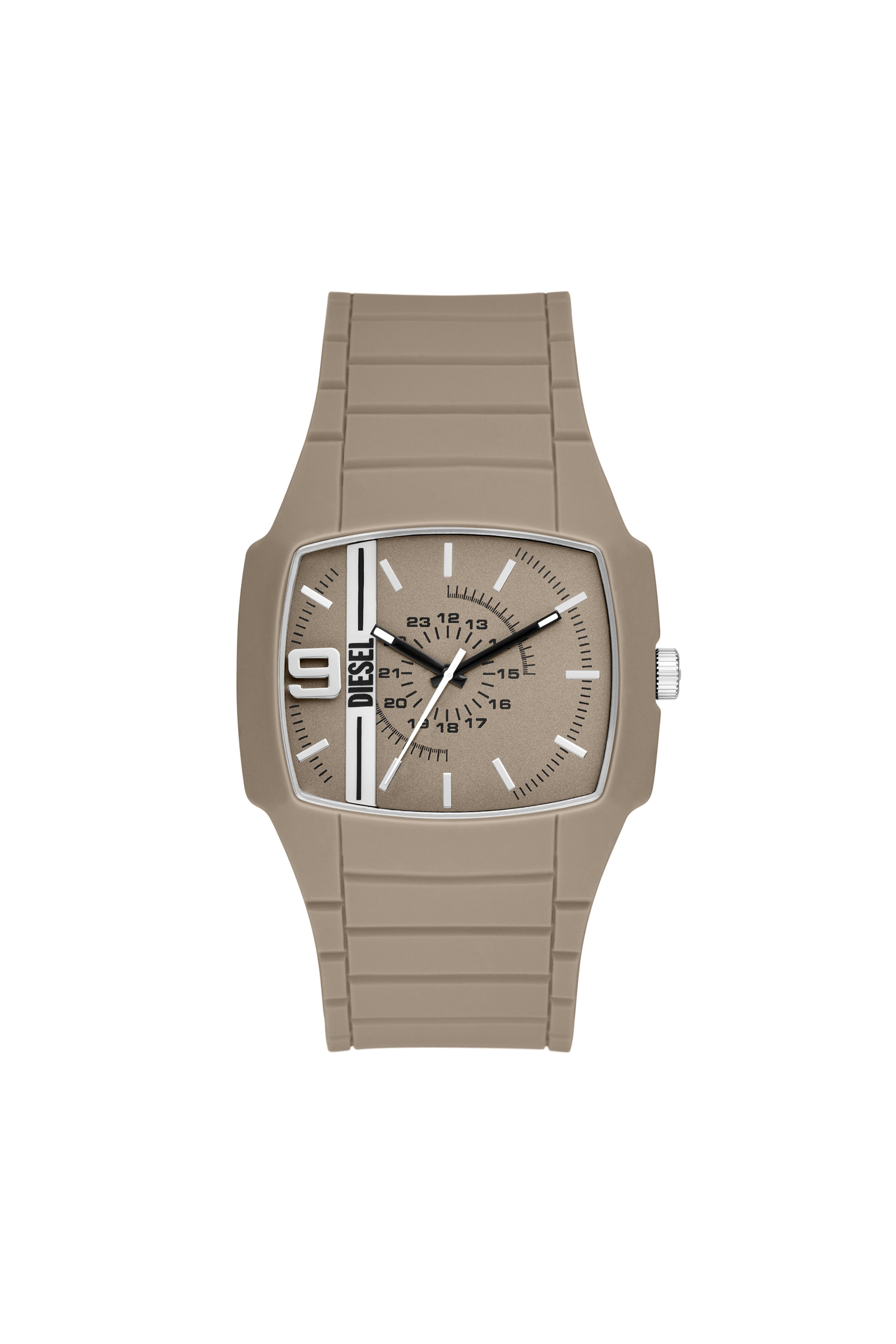 Diesel - DZ2167, Reloj Cliffhanger 2.0 de silicona beige Hombre in Beige - 1