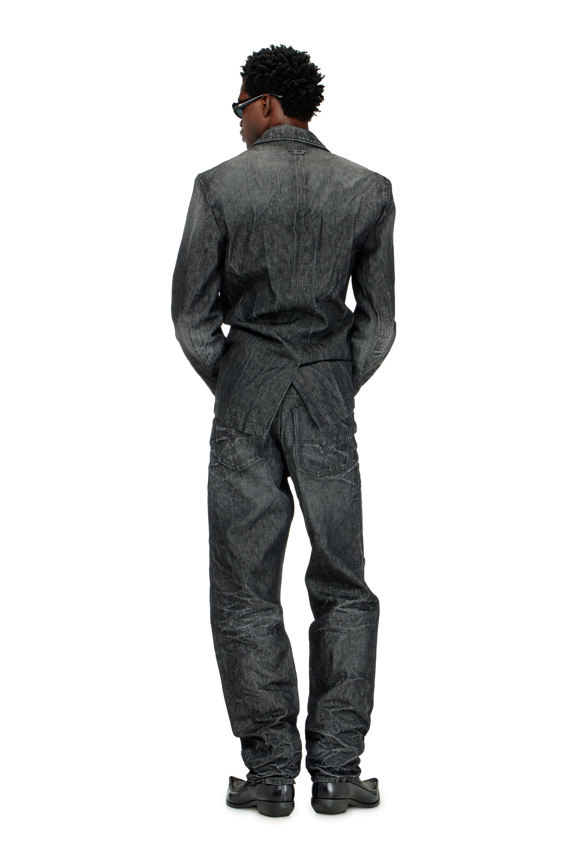 Diesel - Regular Jeans 1991 D-Voeed 09R39 Hombre, Negro/Gris oscuro - 4
