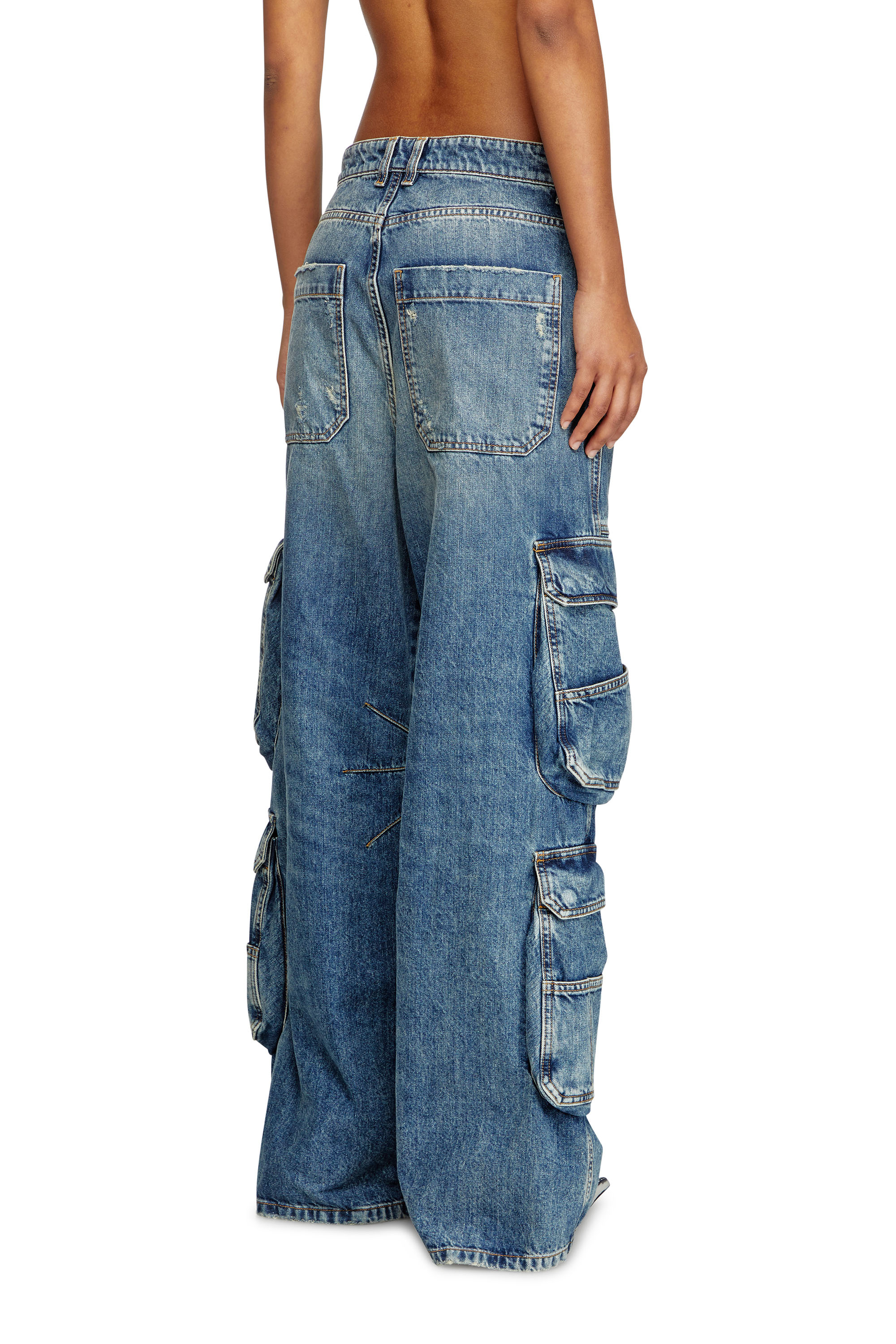 Diesel - Relaxed Jeans 1996 D-Sire 0NLAX Mujer, Azul medio - 1