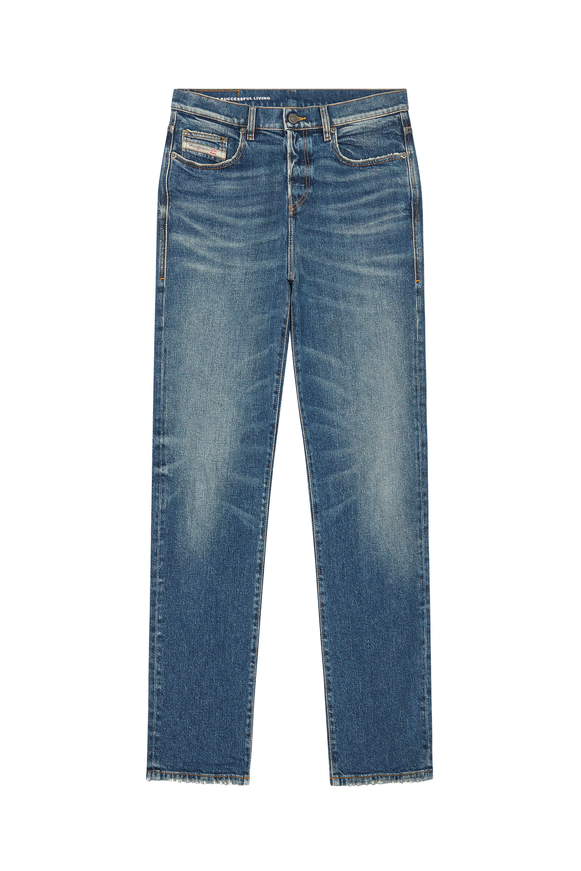 Diesel - Straight Jeans 2020 D-Viker 007L1, Azul medio - Image 5