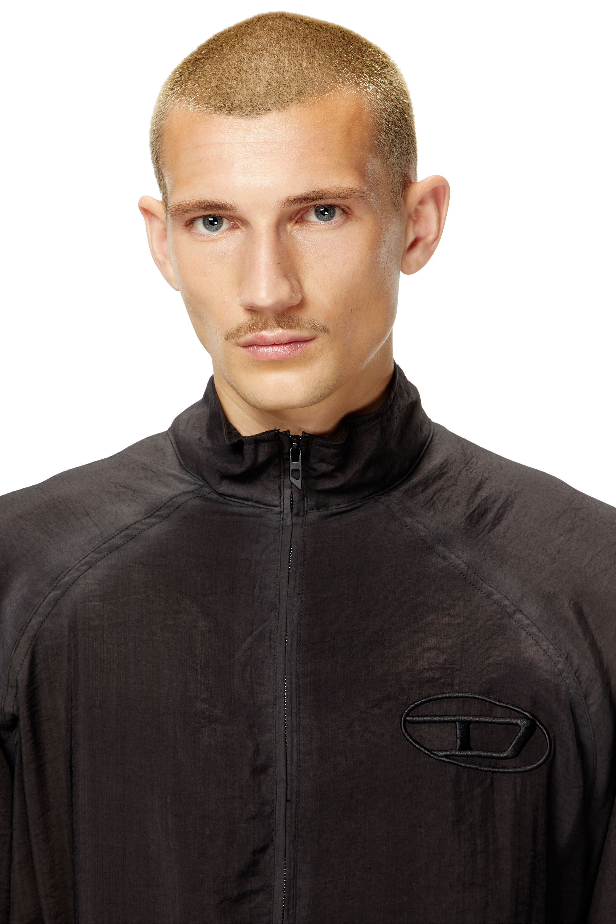 Diesel - J-HENRI-SOUVENIR, Chaqueta deportiva bordada conmemorativa Hombre in Gris - 4