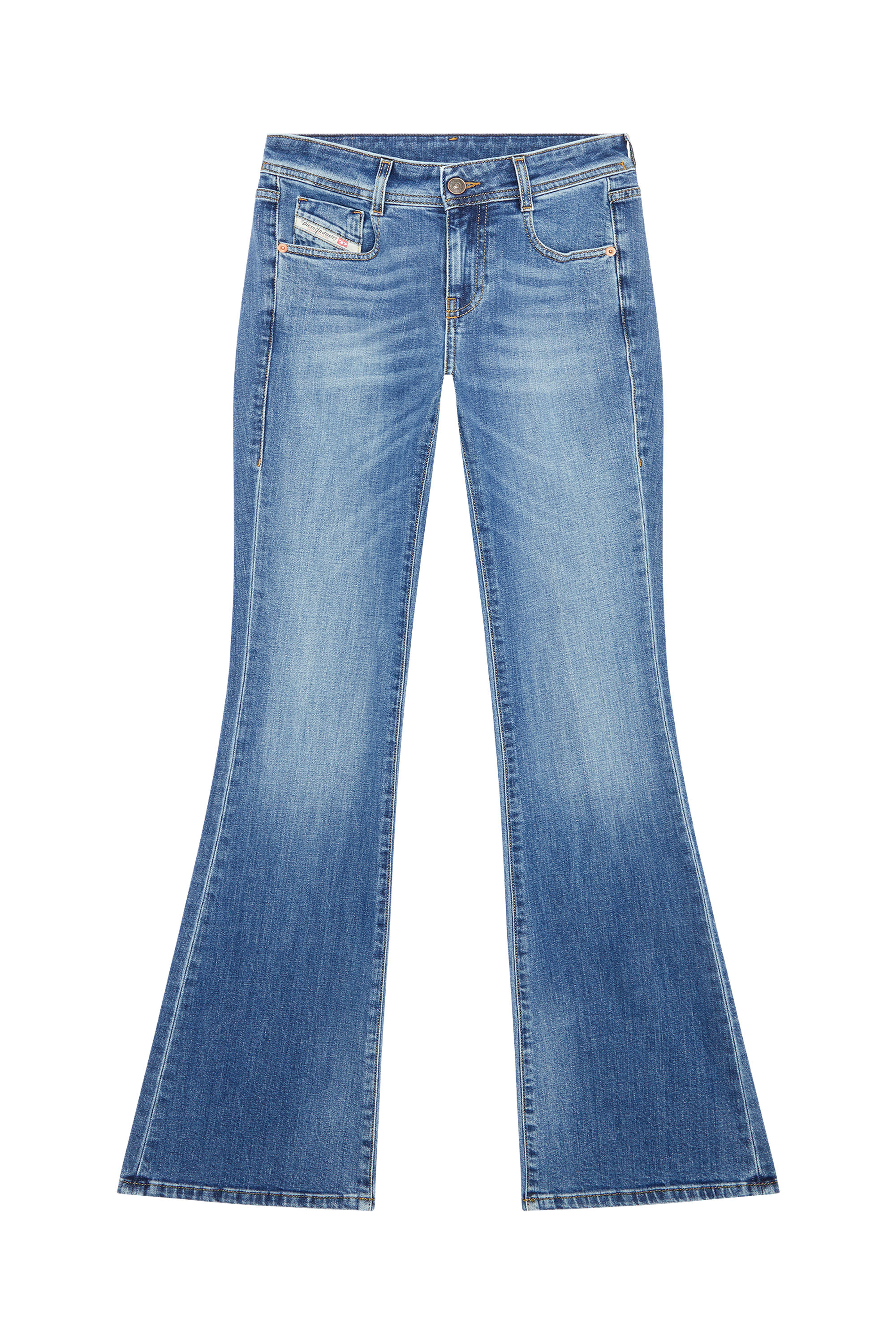 Diesel - 1969 D-Ebbey E86AM Bootcut and Flare Jeans, Azul medio - Image 5