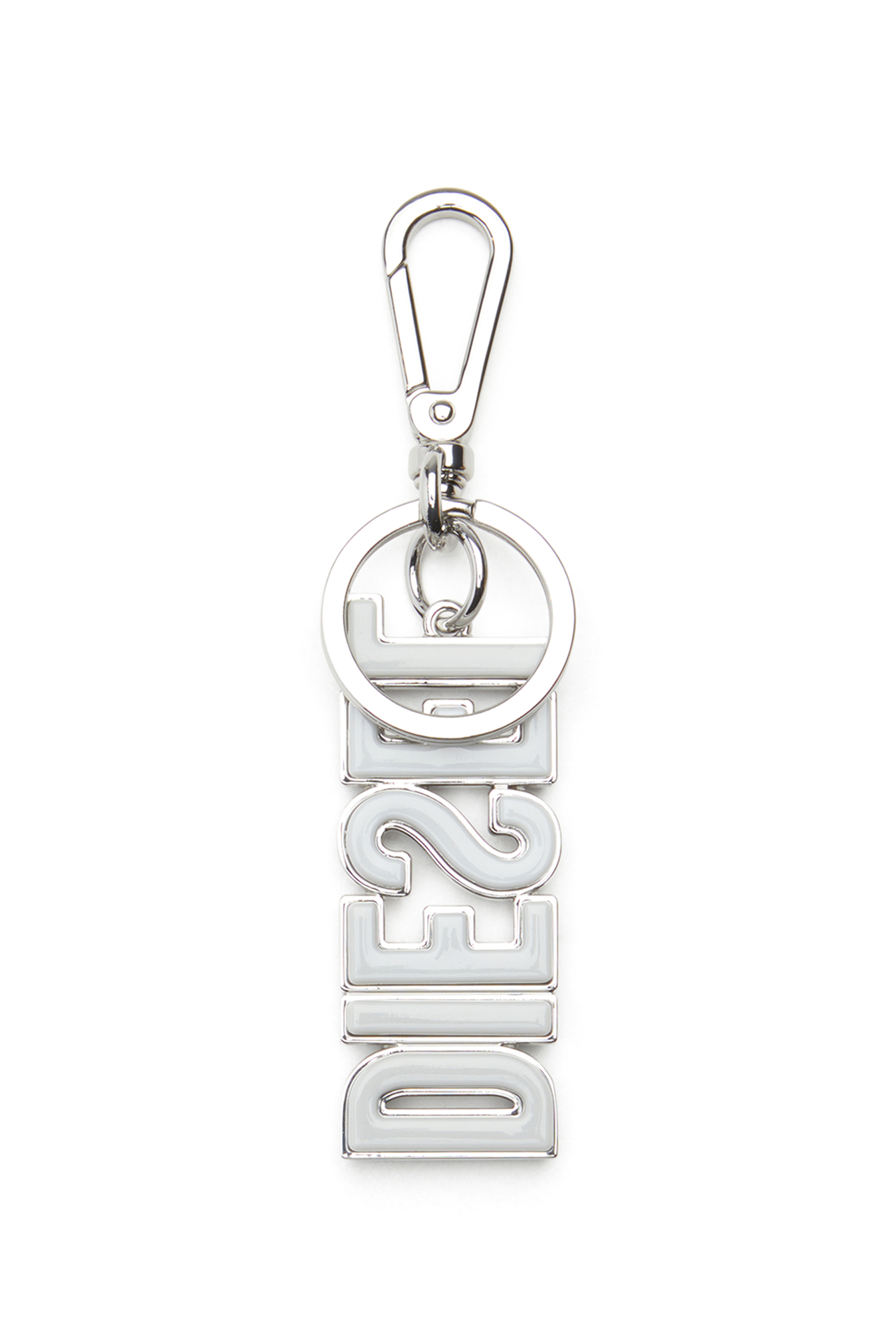 Diesel - DSL 3D KEY RING, Llavero DIESEL de metal y resina Hombre in Negro - 2