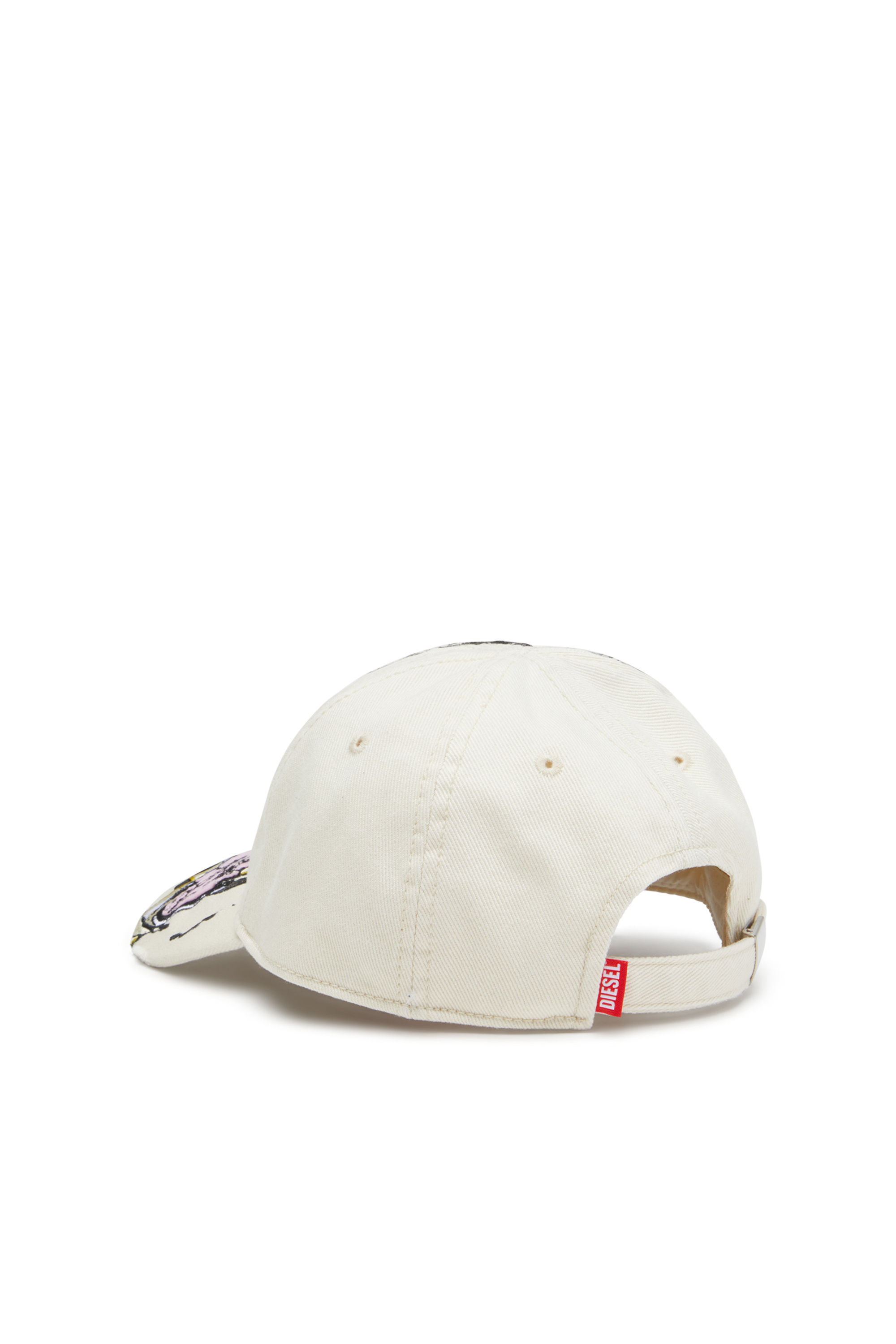 Diesel - C-EIFFEL, Gorra de béisbol con logotipo Oval D llamativo Hombre in Blanco - 2
