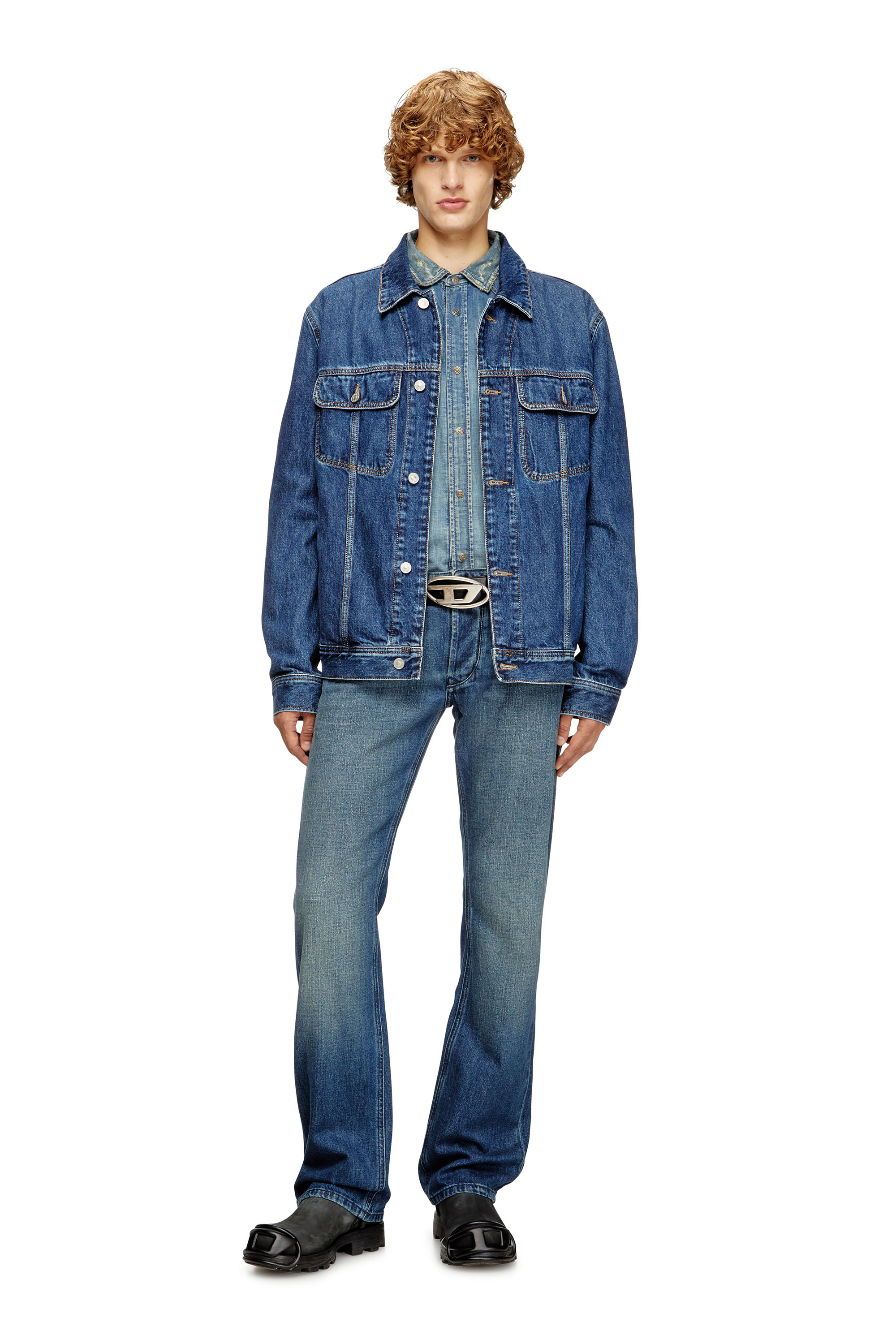 Diesel - Regular Jeans 1985 Larkee 0DBDS Hombre, Azul Oscuro - 2
