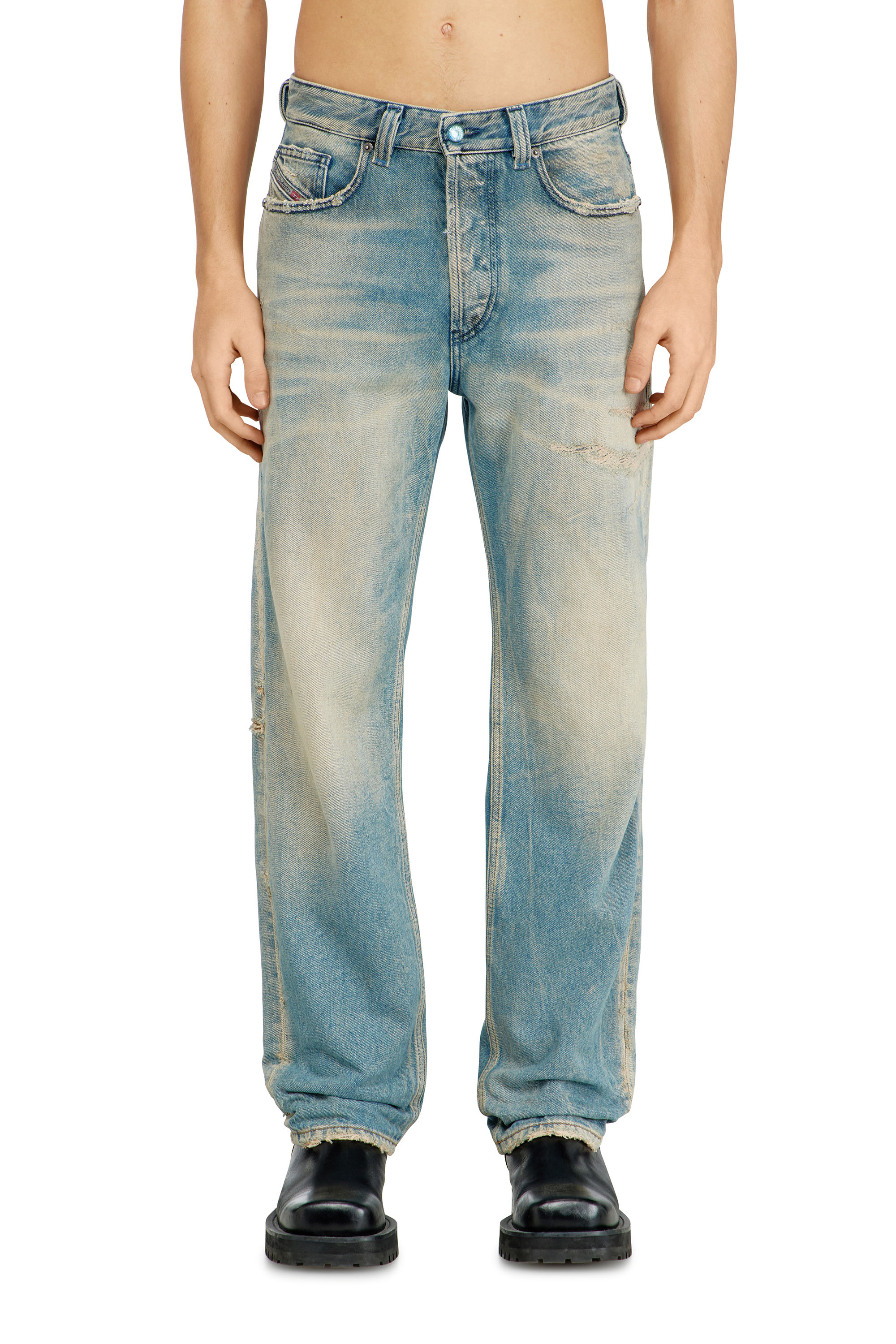 Diesel - Regular Jeans 2024 D-Macs 09N30 Hombre, Azul Claro - 1
