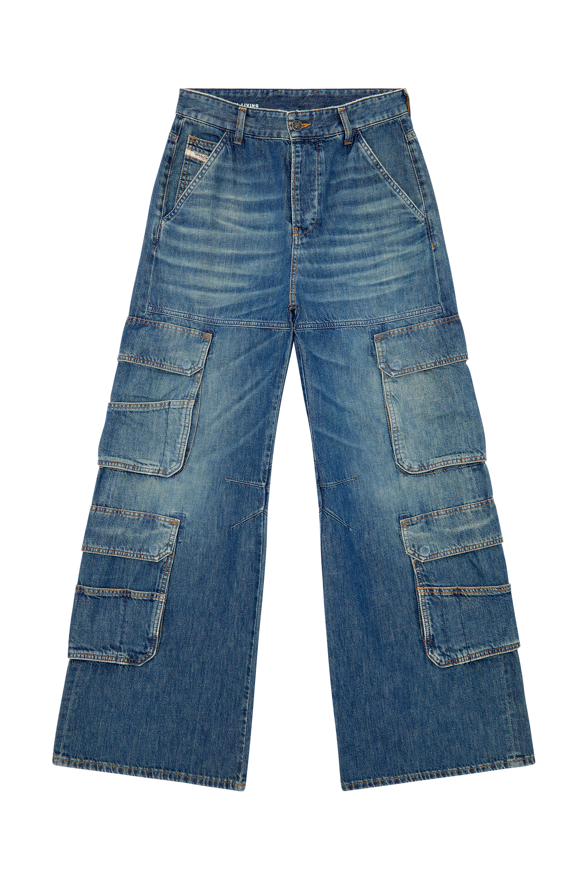 Diesel - Straight Jeans 1996 D-Sire 0NJAN, Azul Claro - Image 5