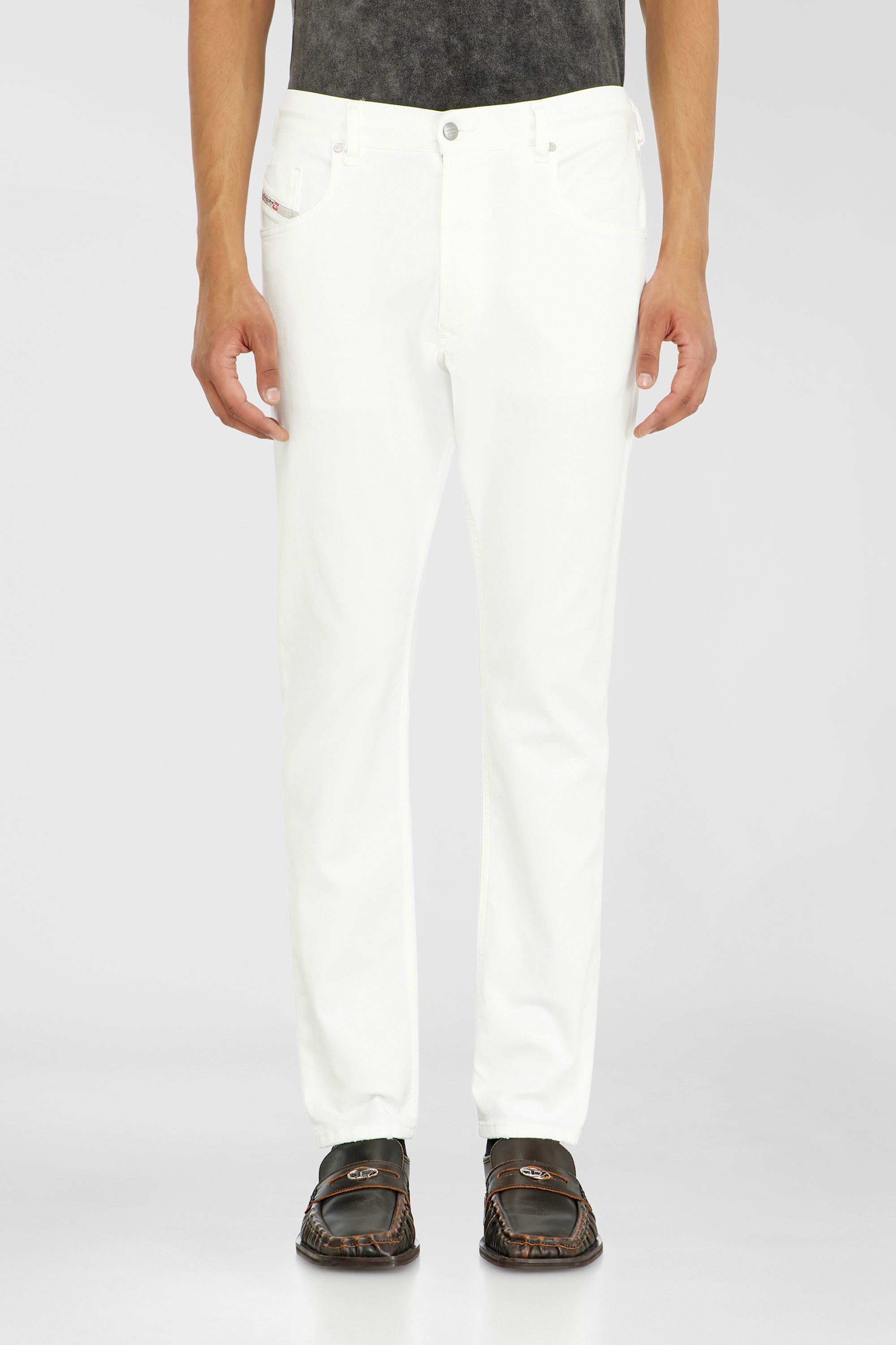 Diesel - Man's Regular 2032 D-Krooley-BW Joggjeans&reg; 068HX, White - 2