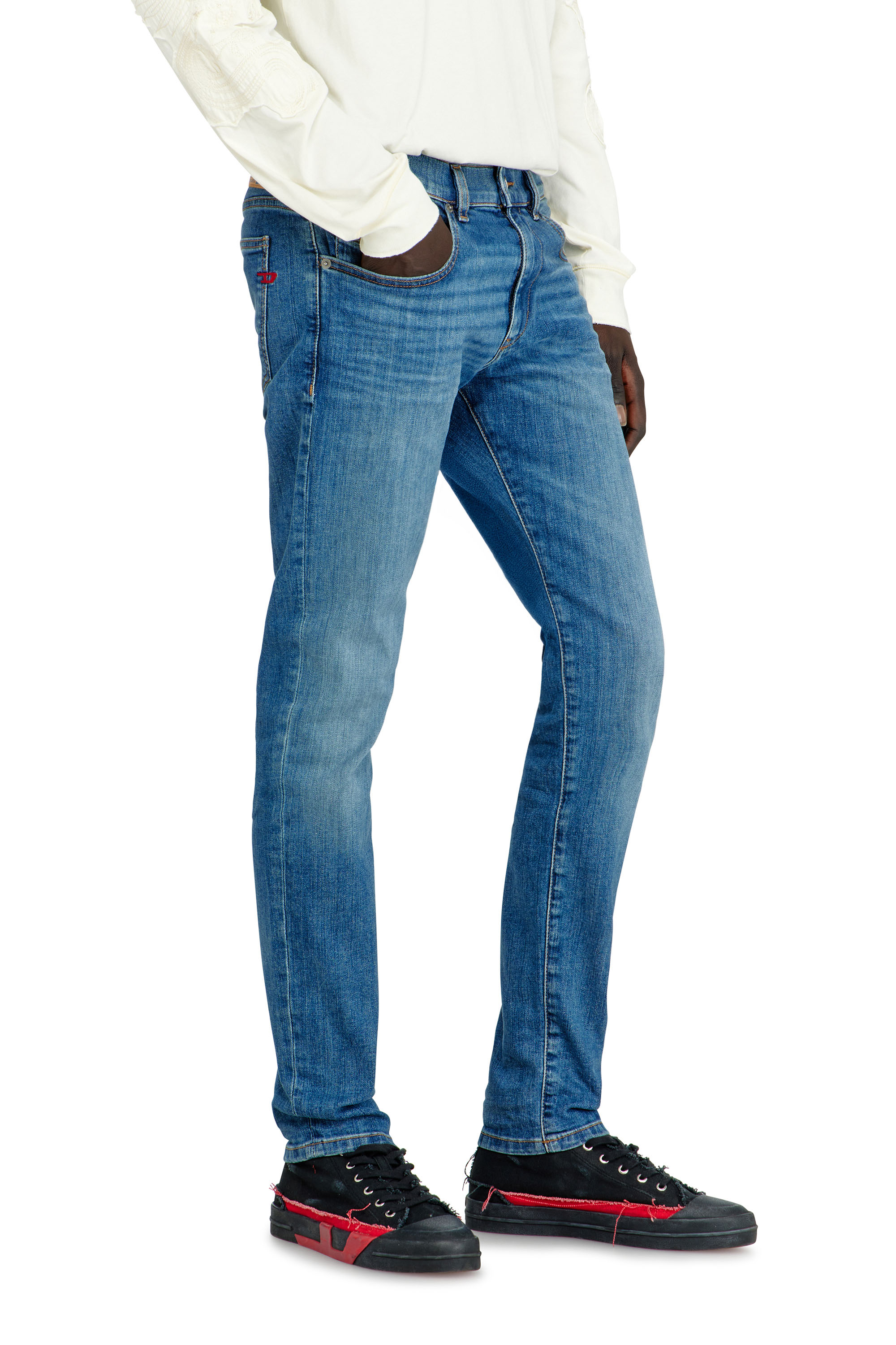 Diesel - Slim Jeans 2019 D-Strukt 0KIAL Hombre, Azul Claro - 7