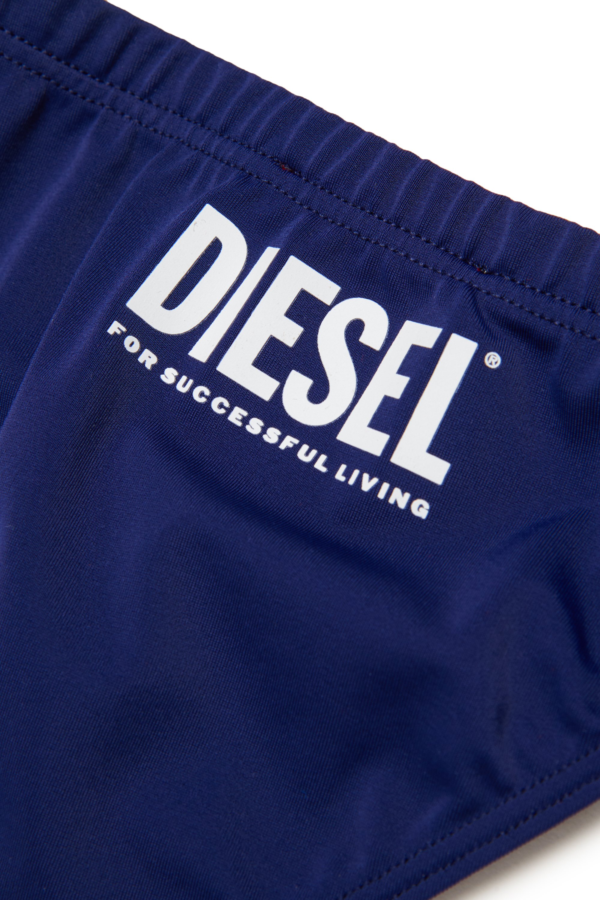 Diesel - MILIB, Ba&ntilde;ador tipo slip con estampado de Diesel Hombre in Azul marino - 4