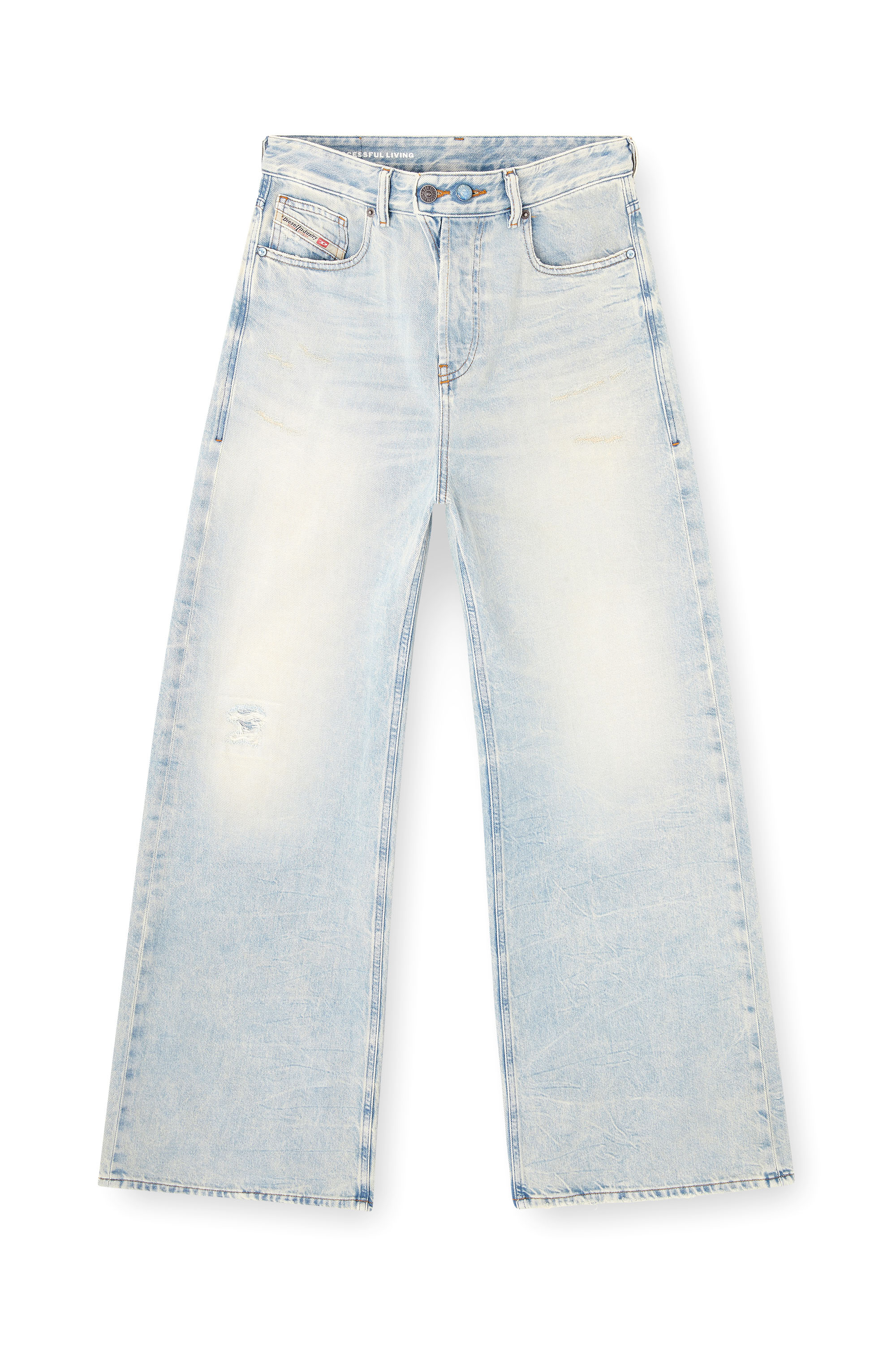 Diesel - Relaxed Jeans 1996 D-Sire 09N22 Mujer, Azul Claro - 3