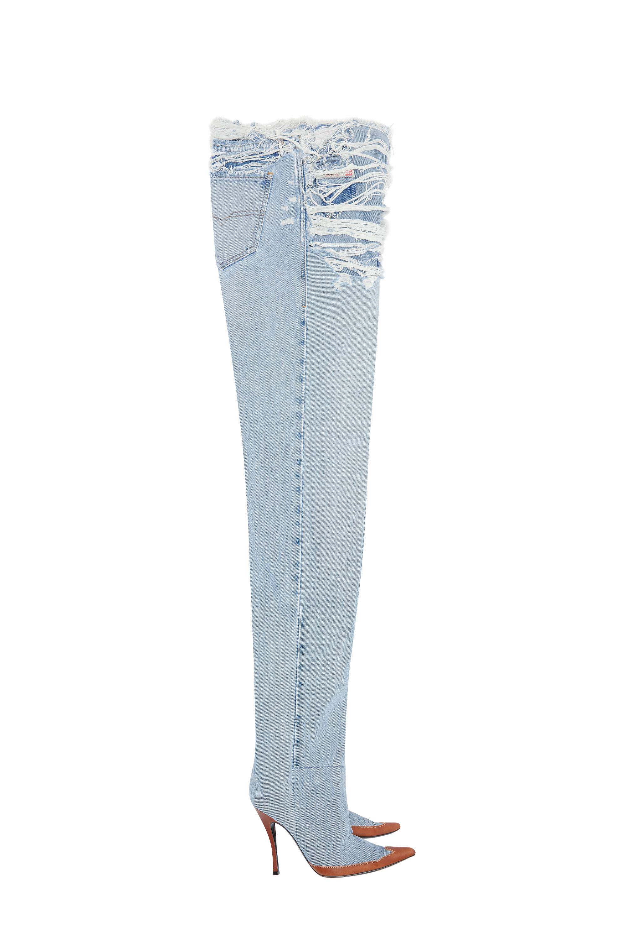 Diesel - Straight Jeans 1956 D-Tulip 007N7, Azul Claro - Image 6